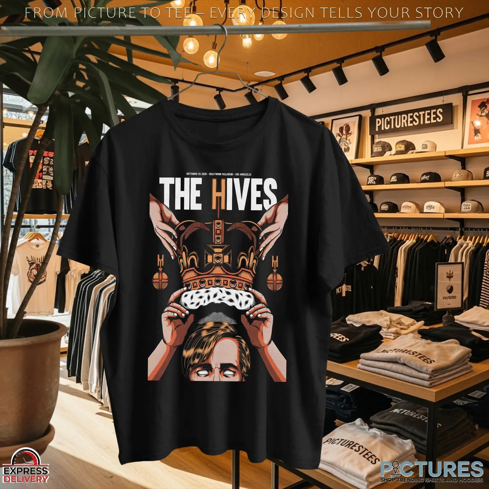 The Hives The Hollywood Palladium Hollywood California USA Sep 2025 Event Poster T Shirt