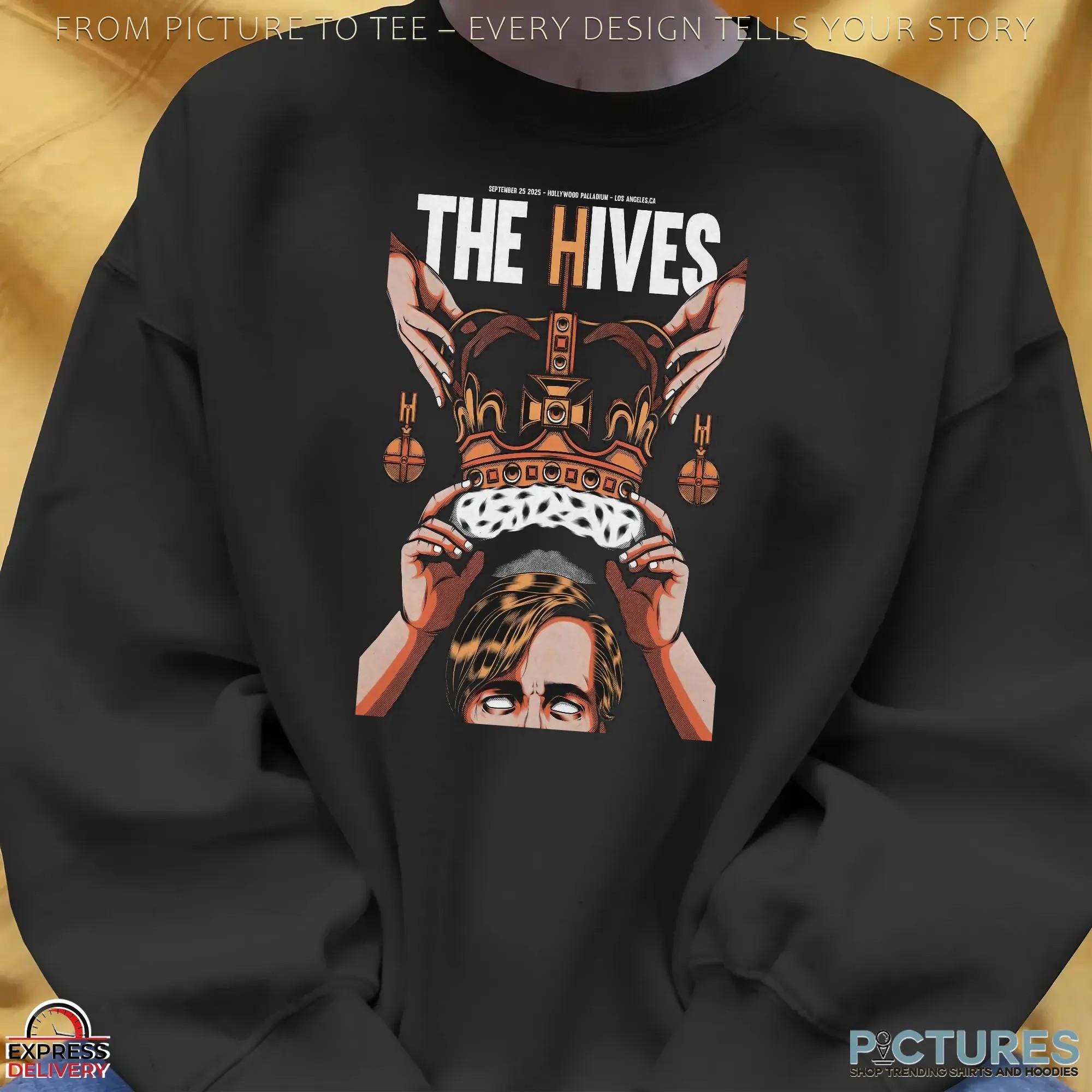 The Hives The Hollywood Palladium Hollywood California USA Sep 2025 Event Poster T Shirt