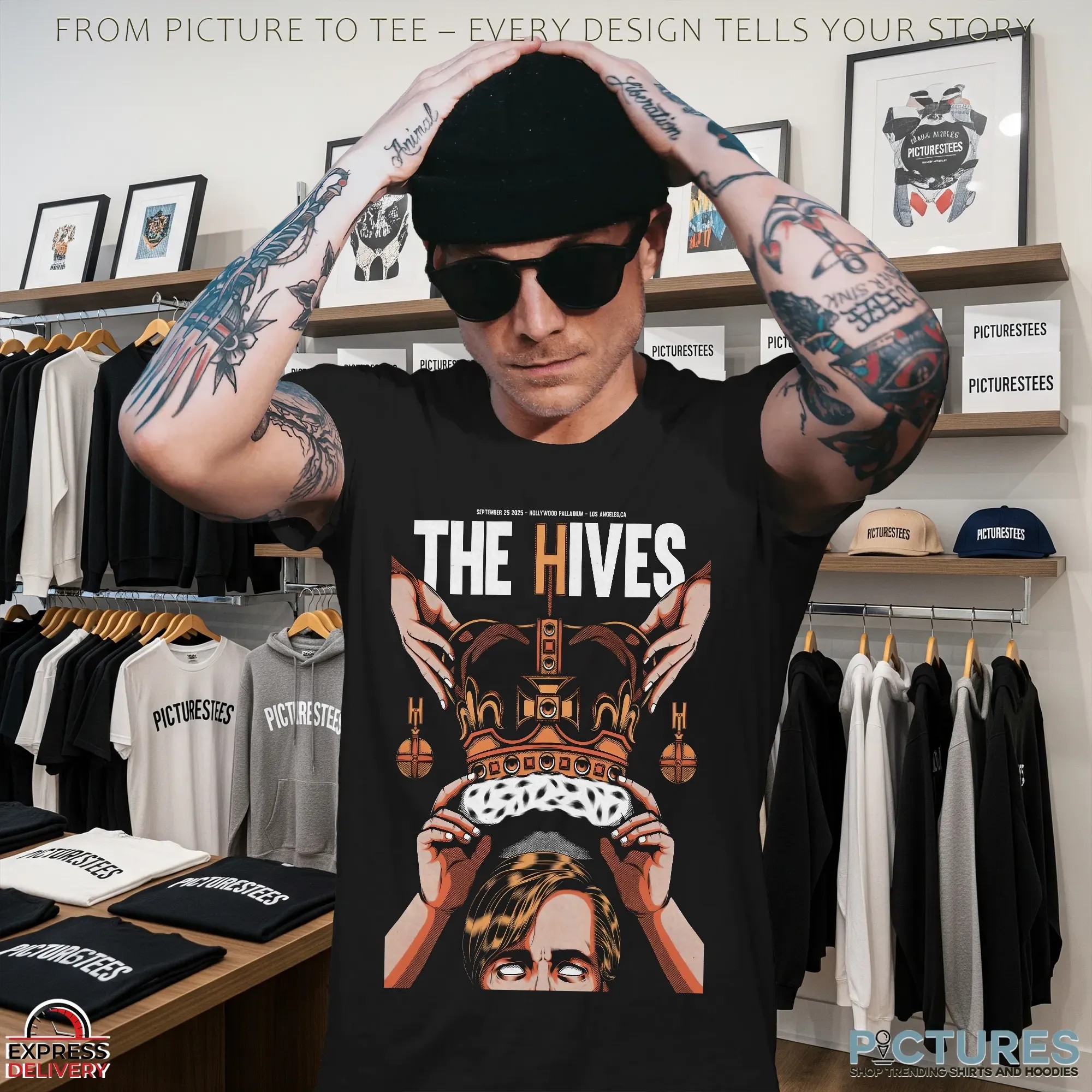 The Hives The Hollywood Palladium Hollywood California USA Sep 2025 Event Poster T Shirt