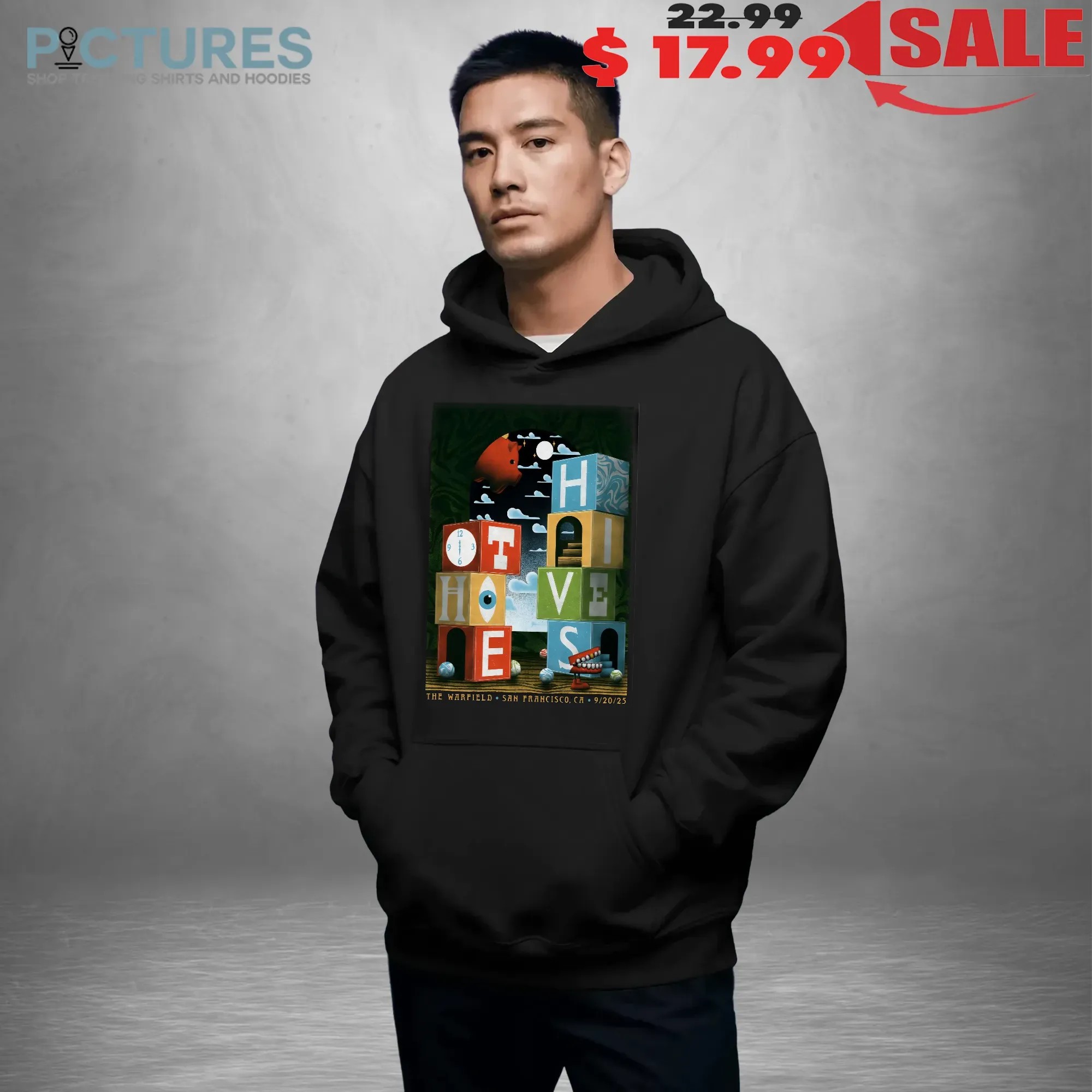 The Hives The Warfield San Francisco CA Sep 20 2025 Poster T Shirt