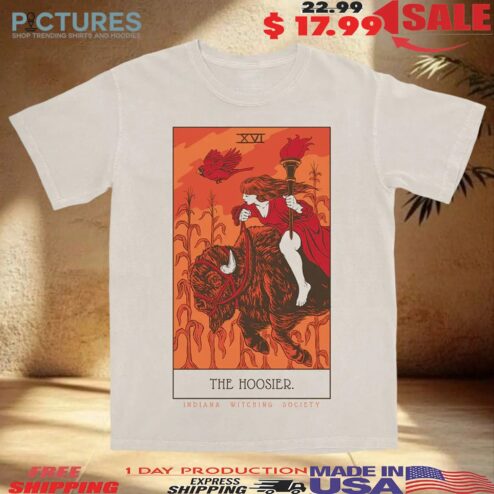 The Hoosier Indiana Witching Society Tarot Card T Shirt