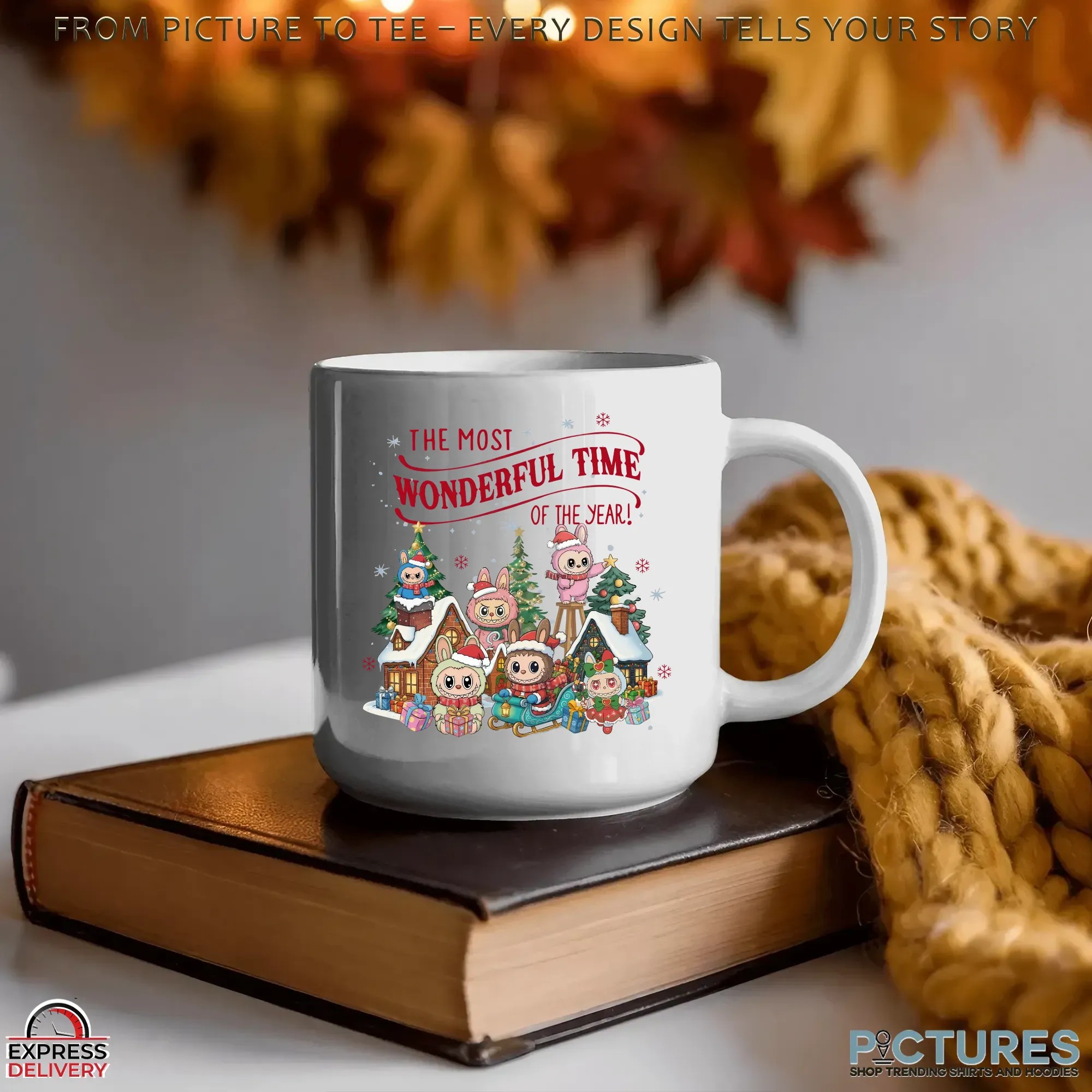 The Most Wonderful Time Of The Year Christmas Monster Doll Labubu T Shirt
