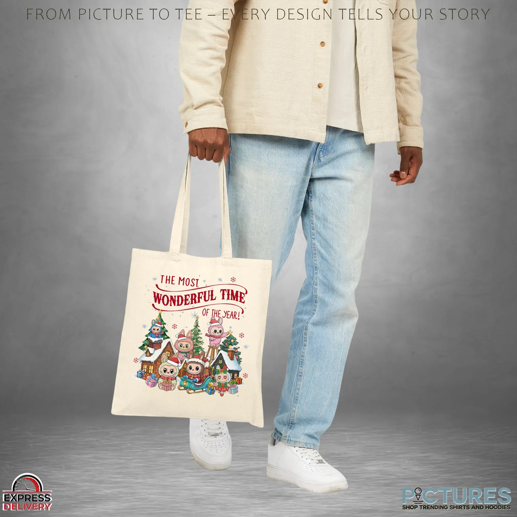 The Most Wonderful Time Of The Year Christmas Monster Doll Labubu T Shirt