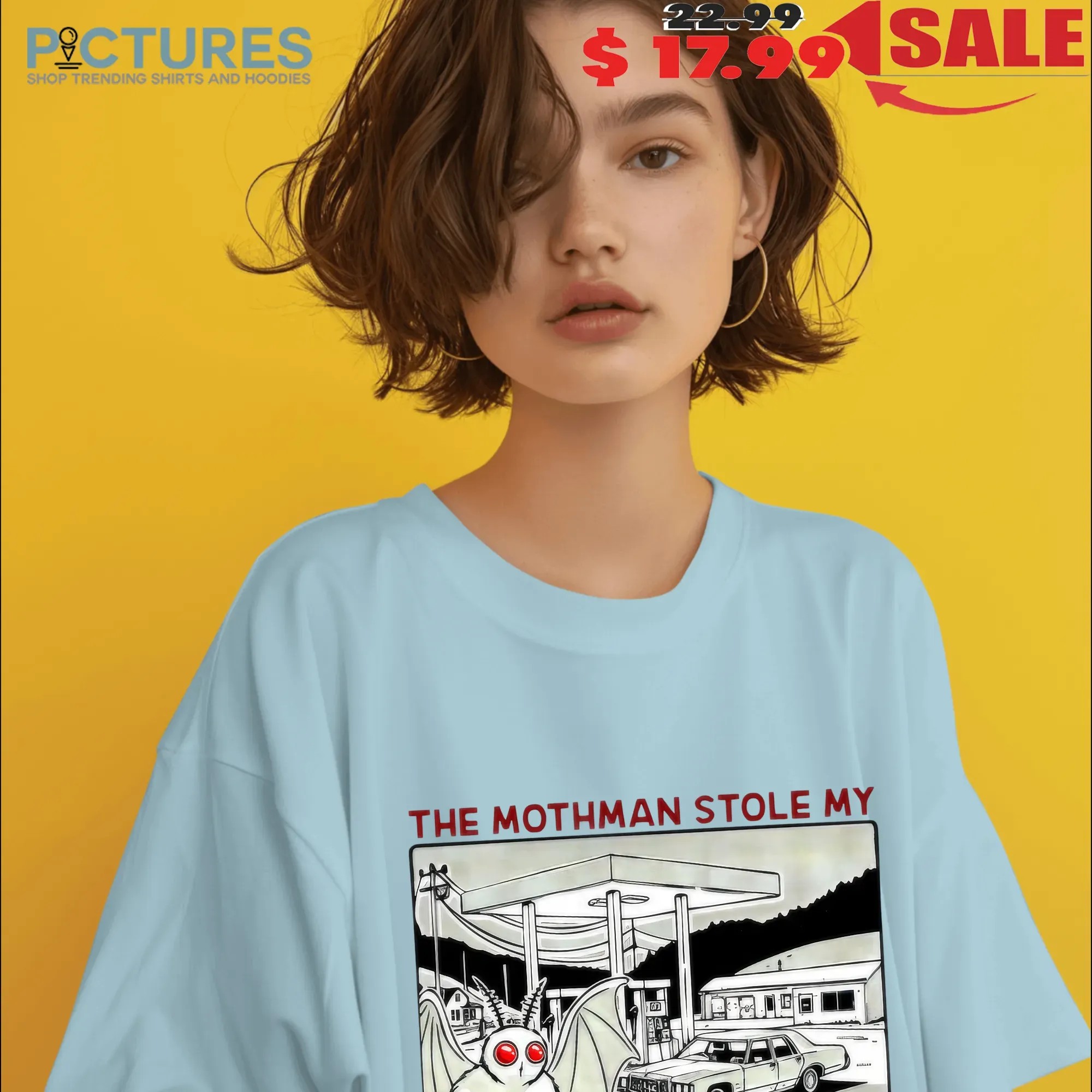 The Mothman Stole My Catalytic Converter Point Pleasant West Virginia T Shirt