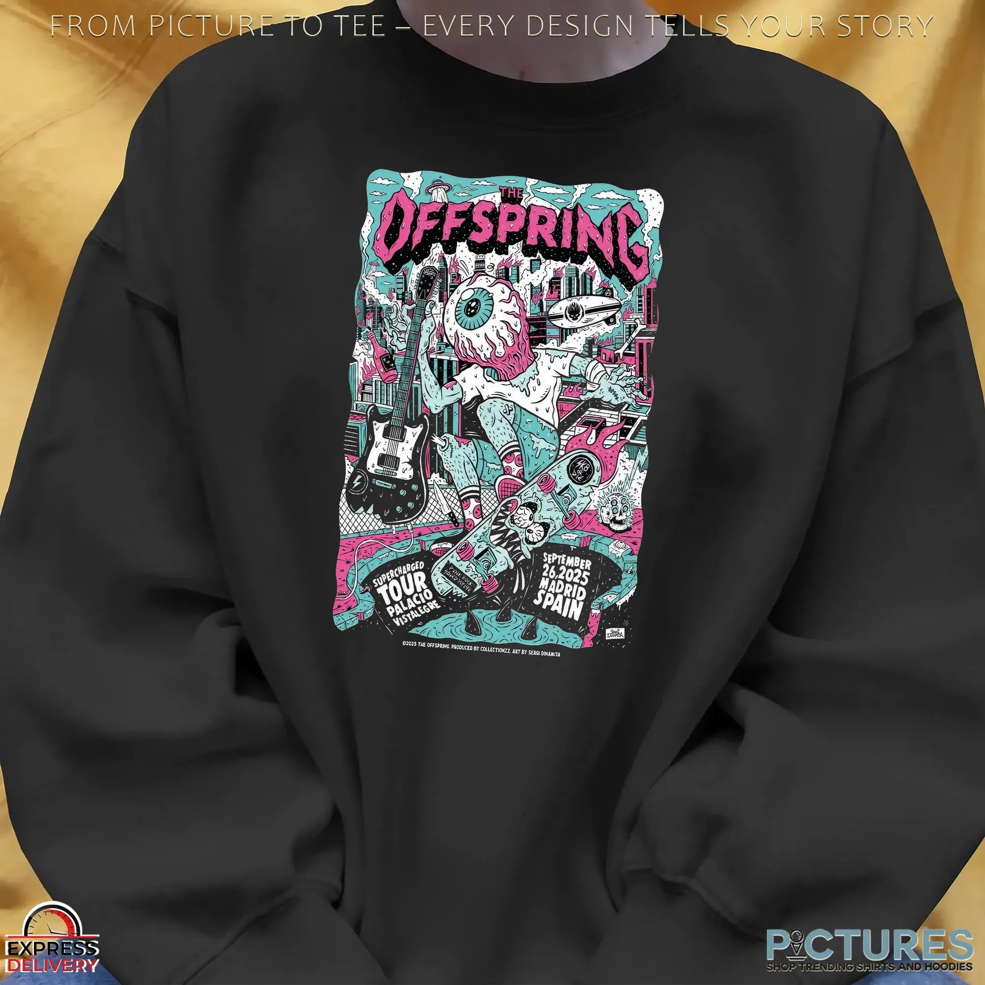 The Offspring Palacio Vistalegre in Madrid Spain Sep 26 2025 Poster T Shirt