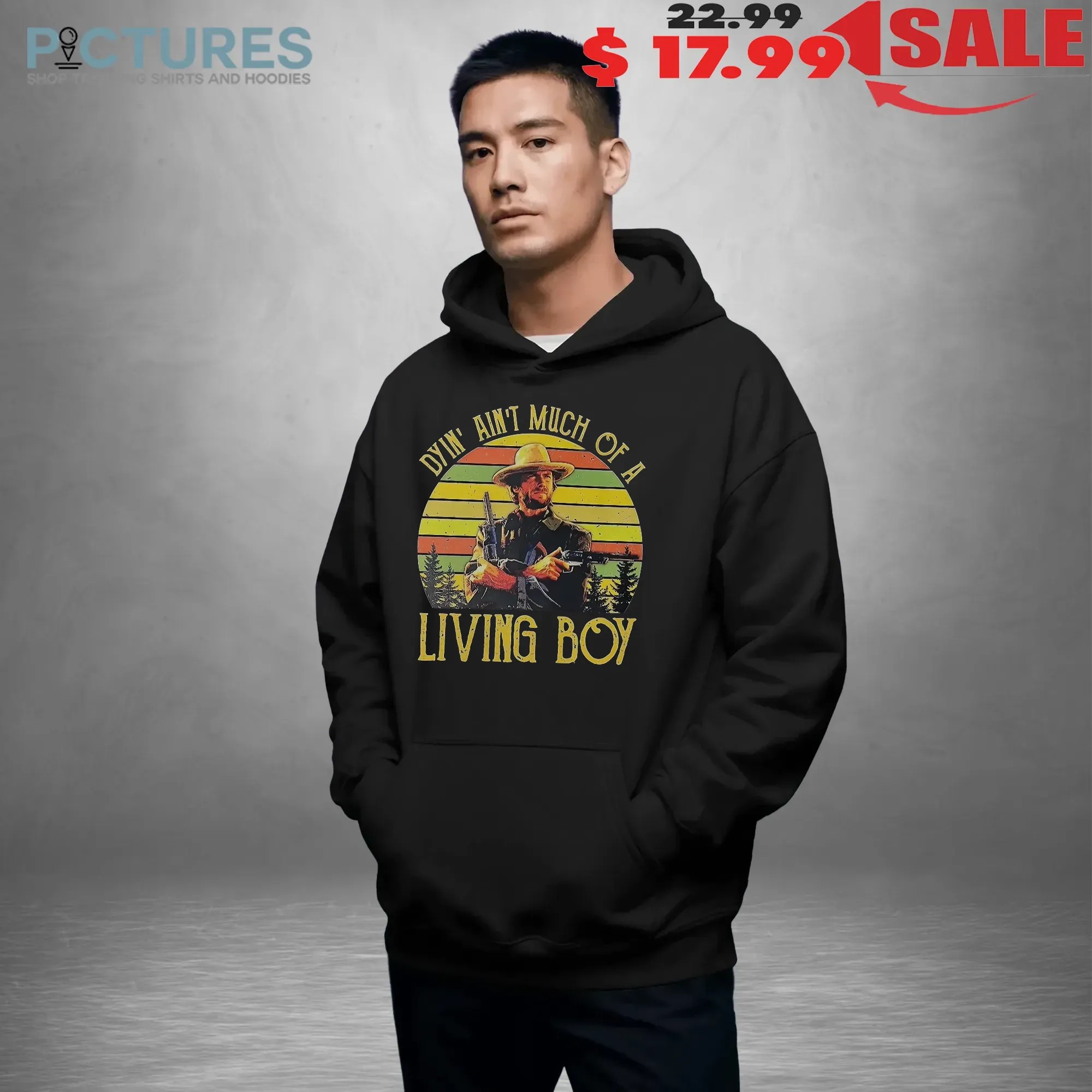 The Outlaw Josey Wales Dying Ain't Much Of Living Boy Vintage T Shirt