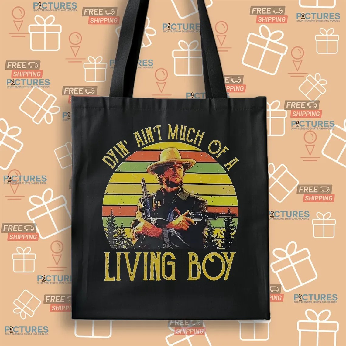 The Outlaw Josey Wales Dying Ain't Much Of Living Boy Vintage T Shirt