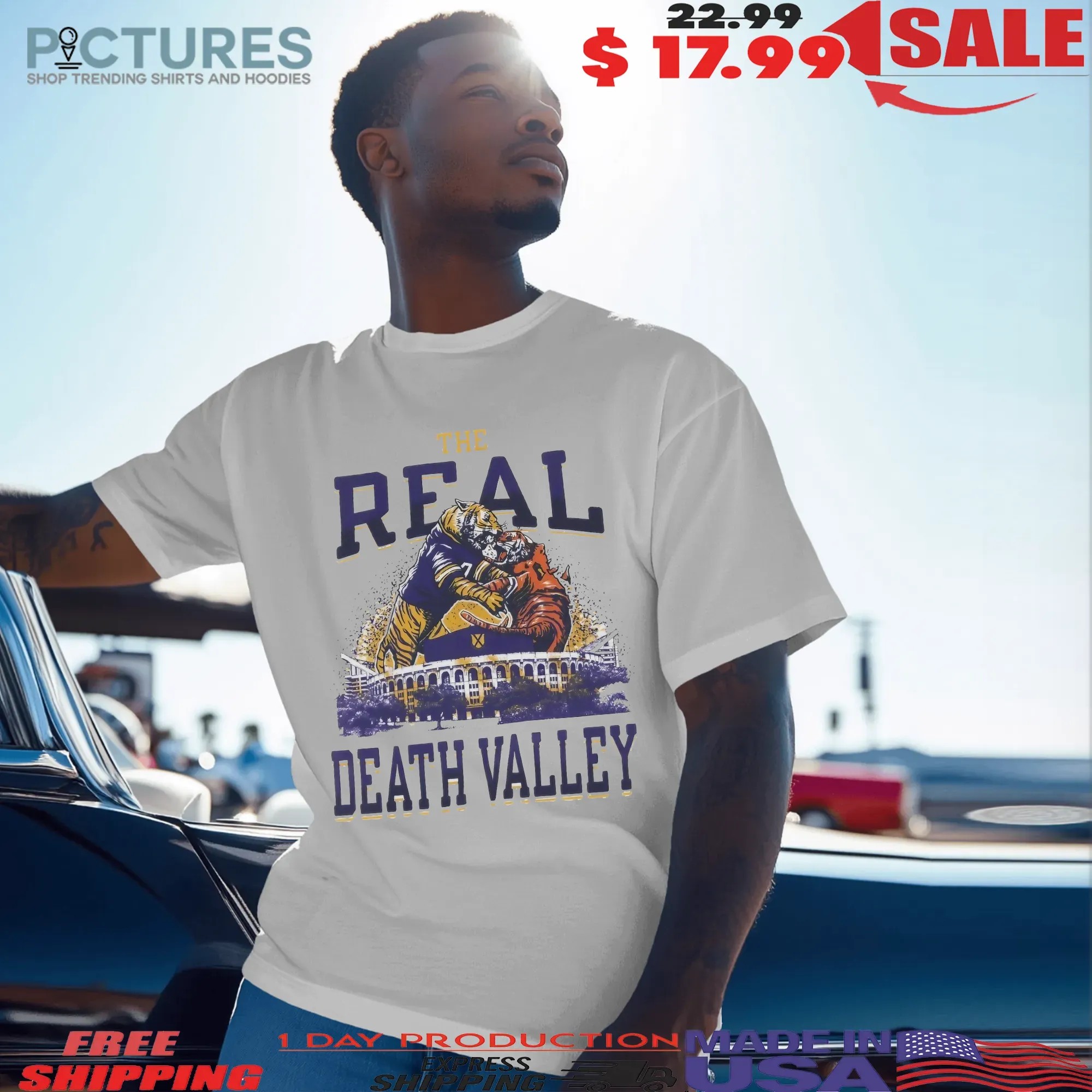 The Real Death Valley Clemson Vs Lsu Football T Shirt