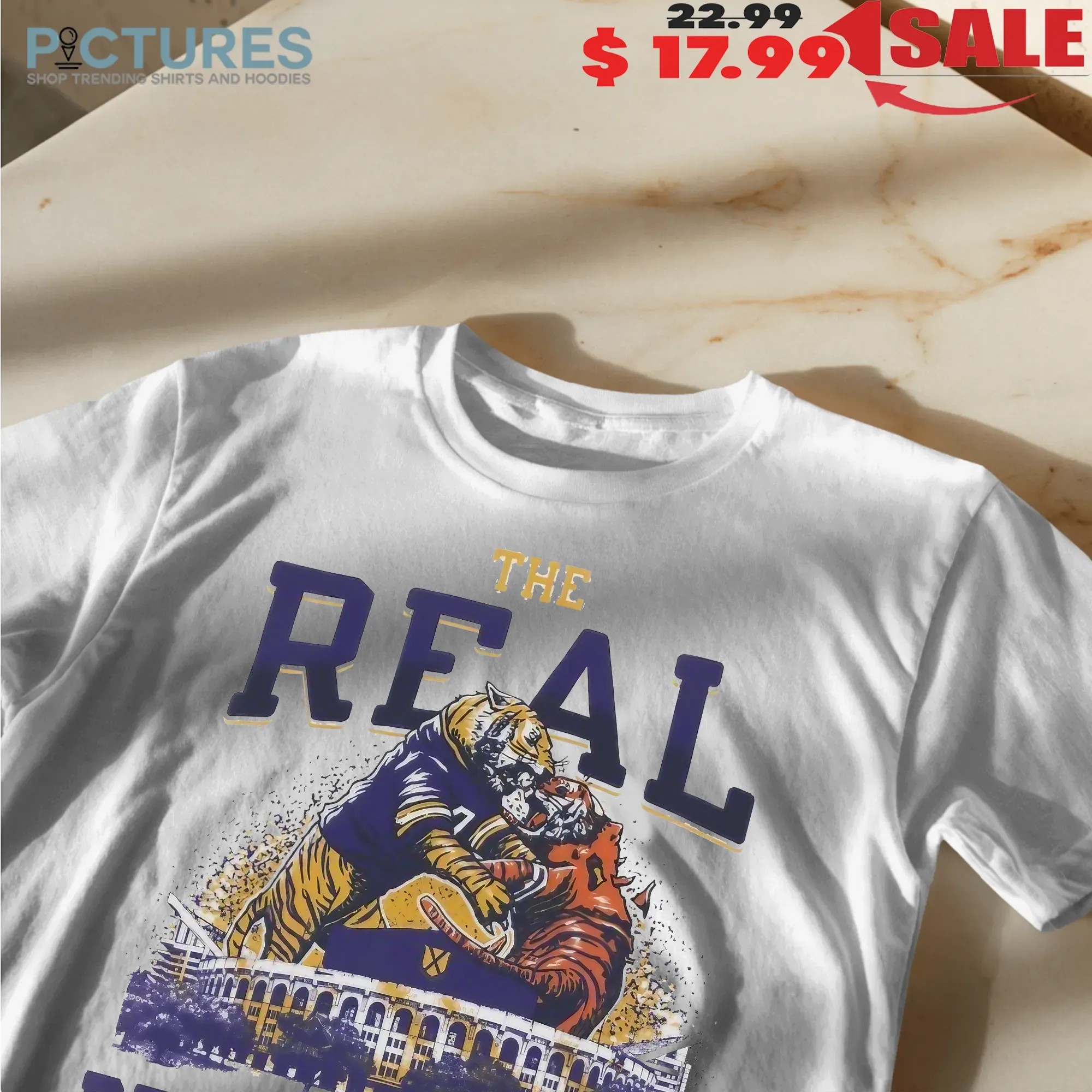 The Real Death Valley LSU Tigers Beat Clemson 17 10 Mascot T Shirt