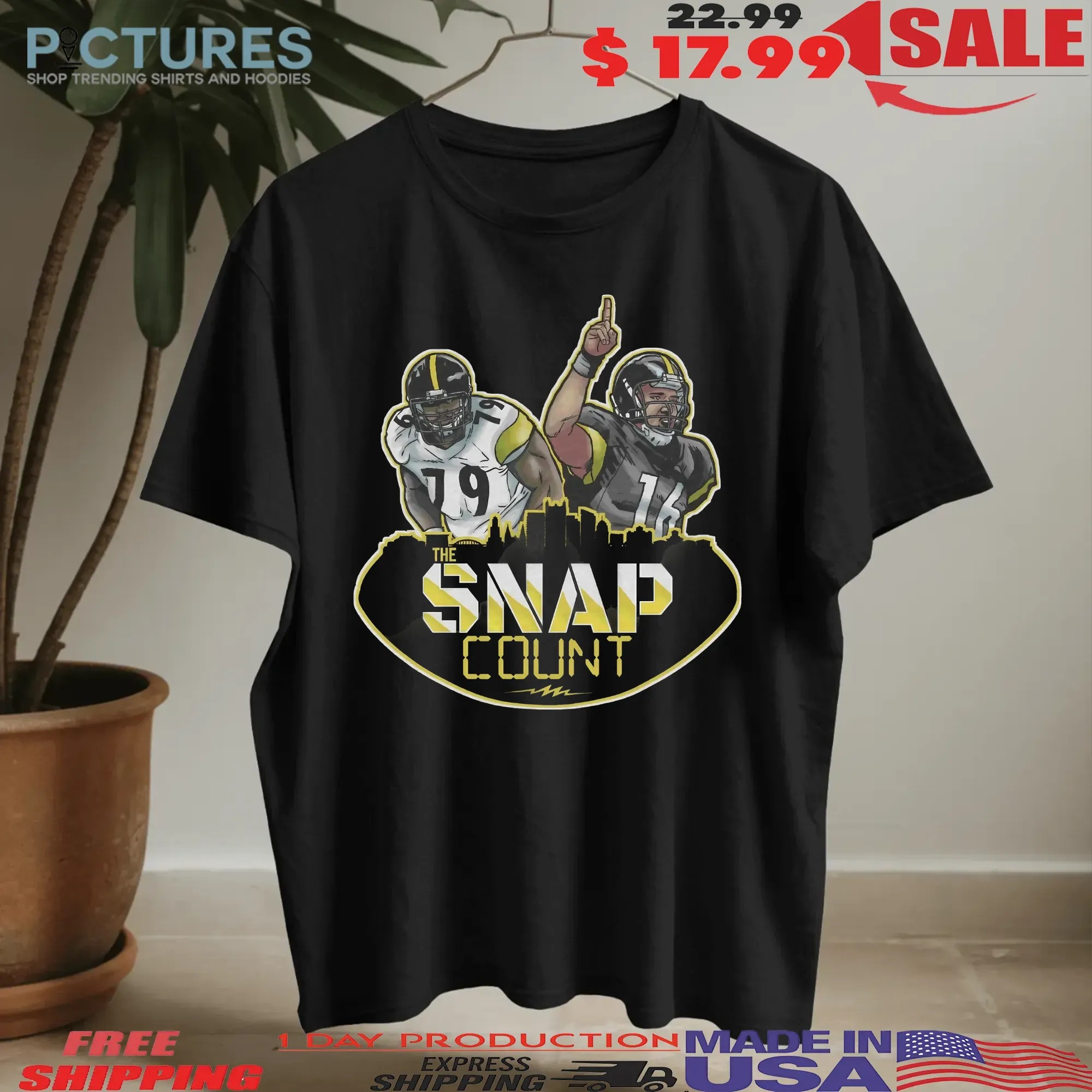 The Snap Count Graphic T Shirt