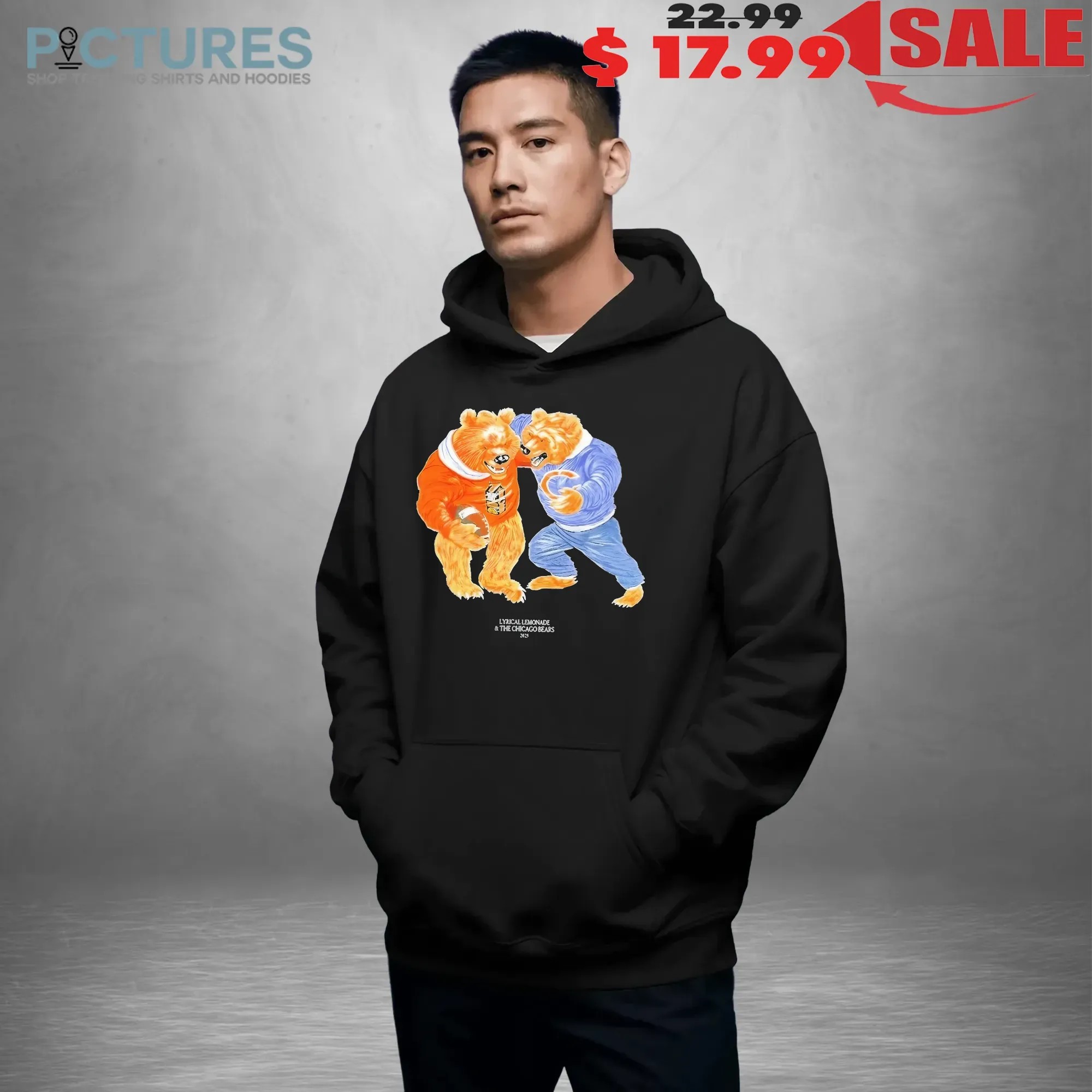 The Tackle Bear Lyrical Lemonade And Chicago Bears Juiceman 2025 T Shirt