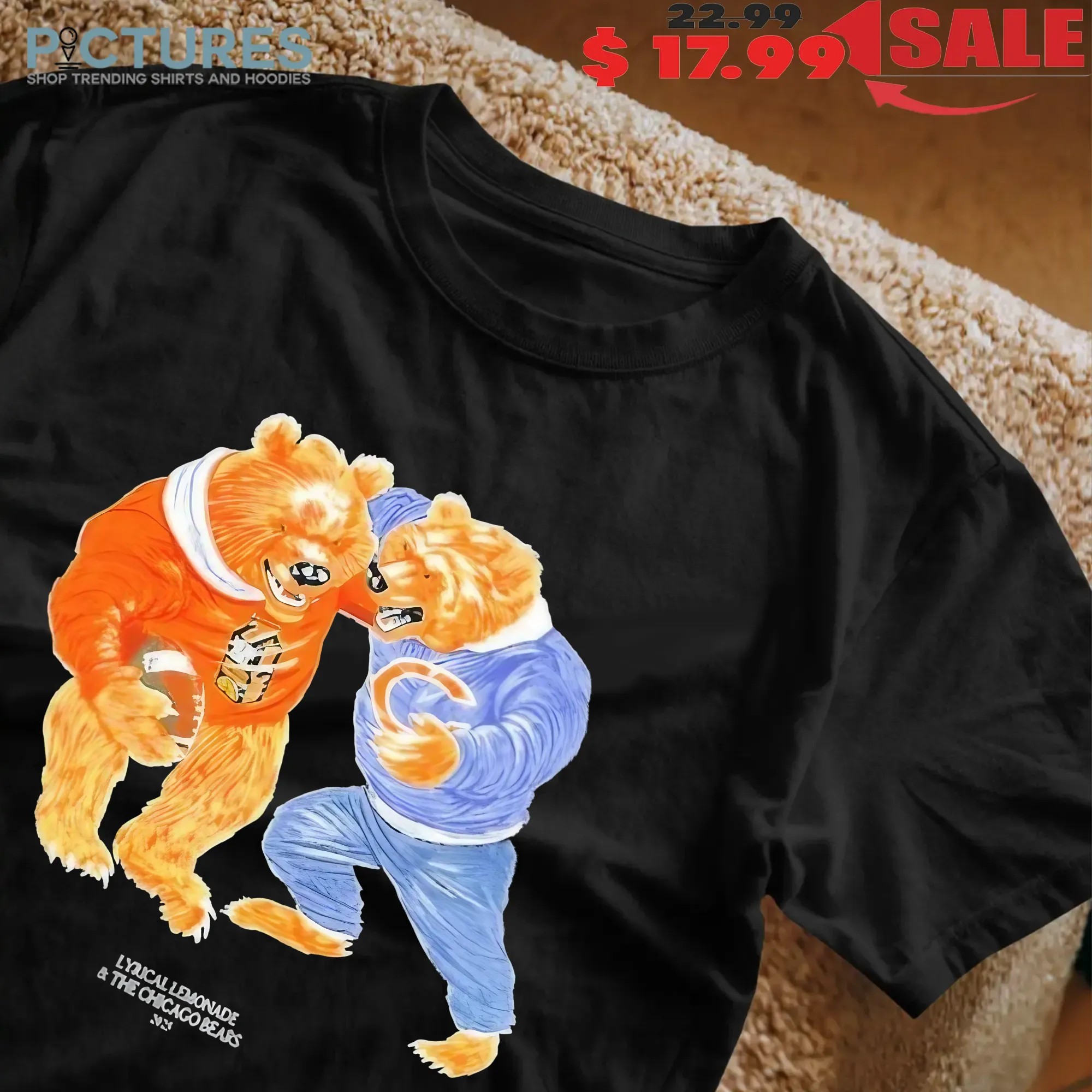 The Tackle Bear Lyrical Lemonade And Chicago Bears Juiceman 2025 T Shirt