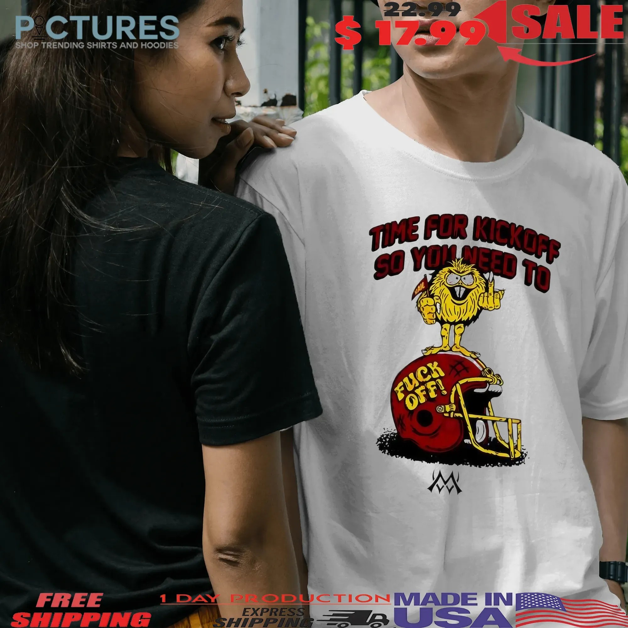 Time For Kickoff So You Need To Football Fan T Shirt