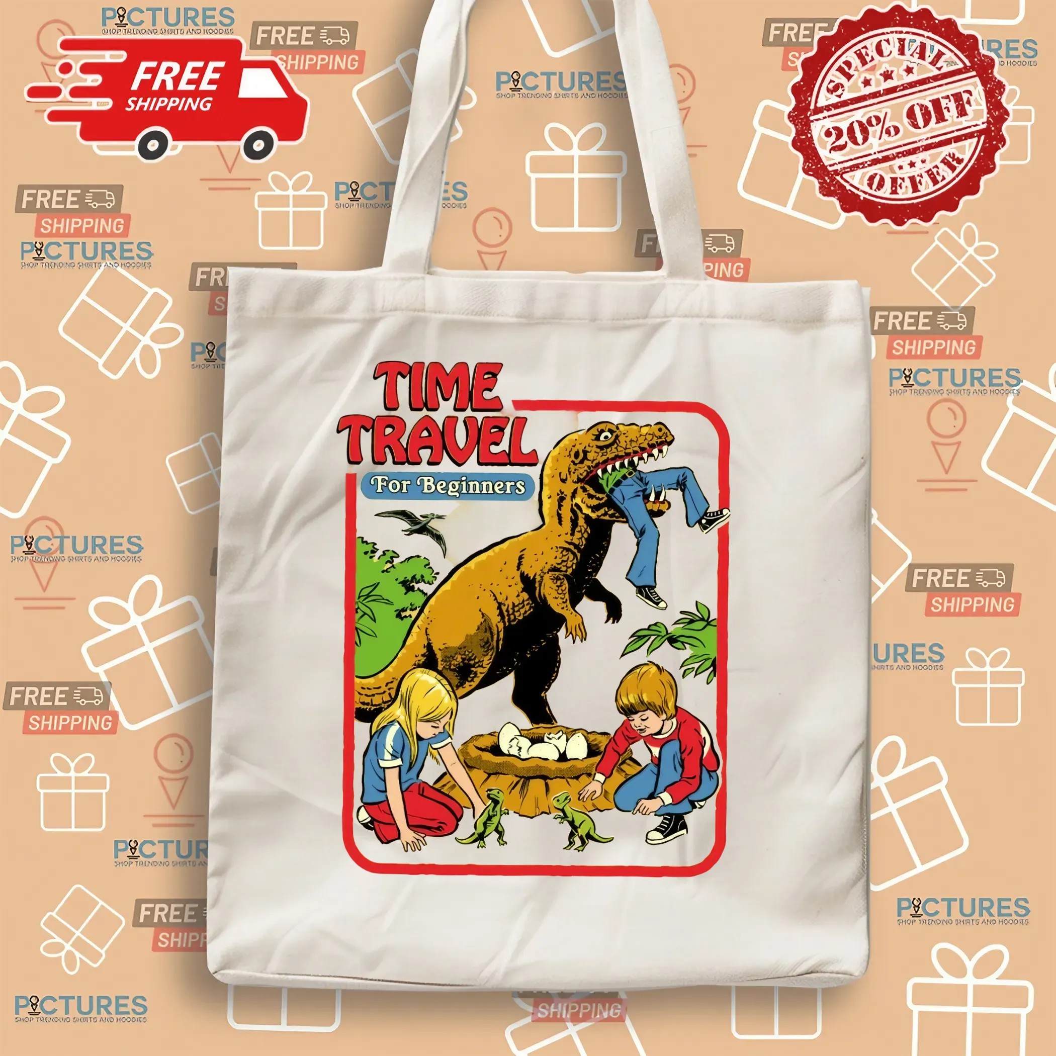 Time Travel For Beginners Dinosaur Horror Halloween T Shirt