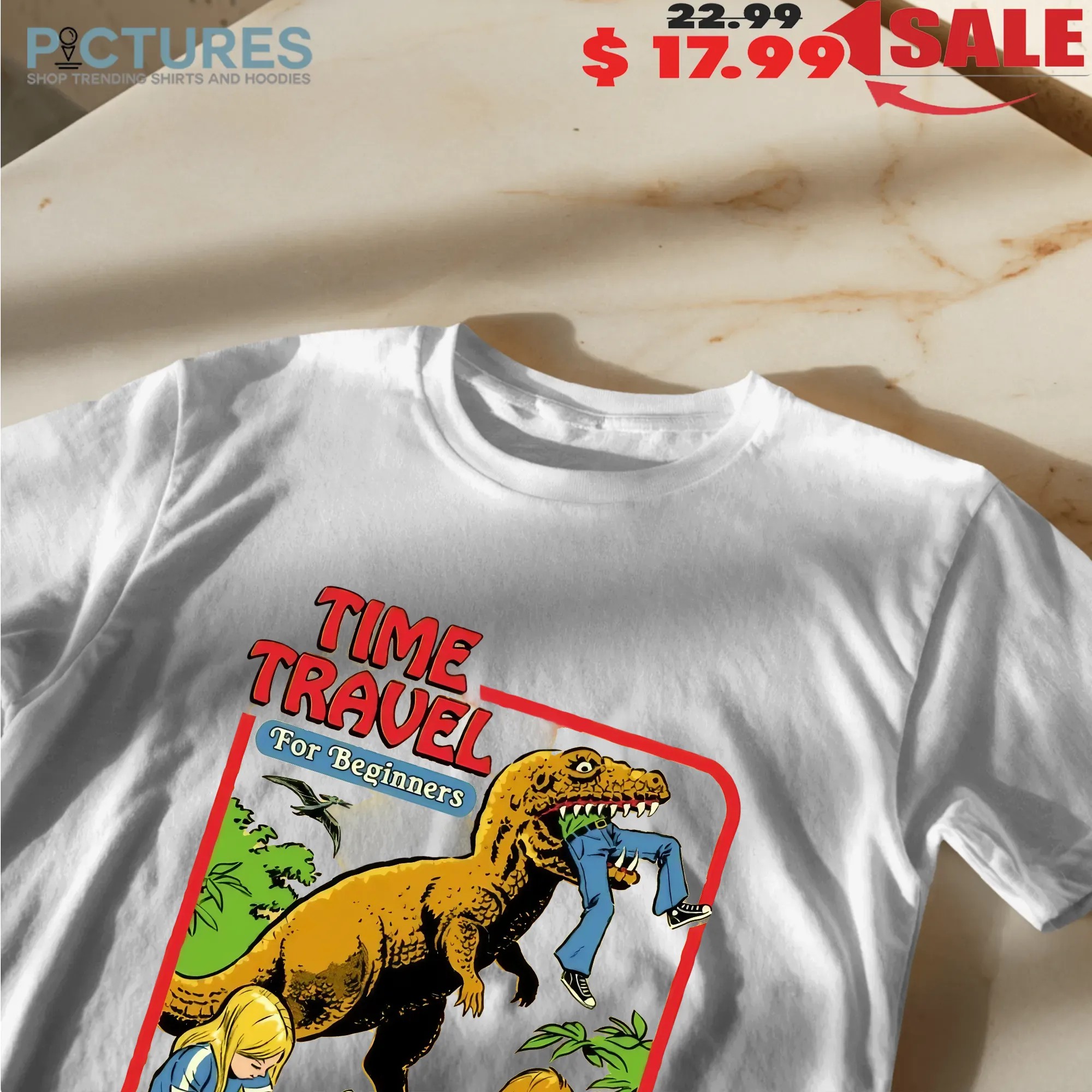 Time Travel For Beginners Dinosaur Horror Halloween T Shirt