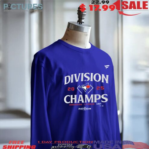 Toronto Blue Jays 2025 American League East Division Champions T Shirt