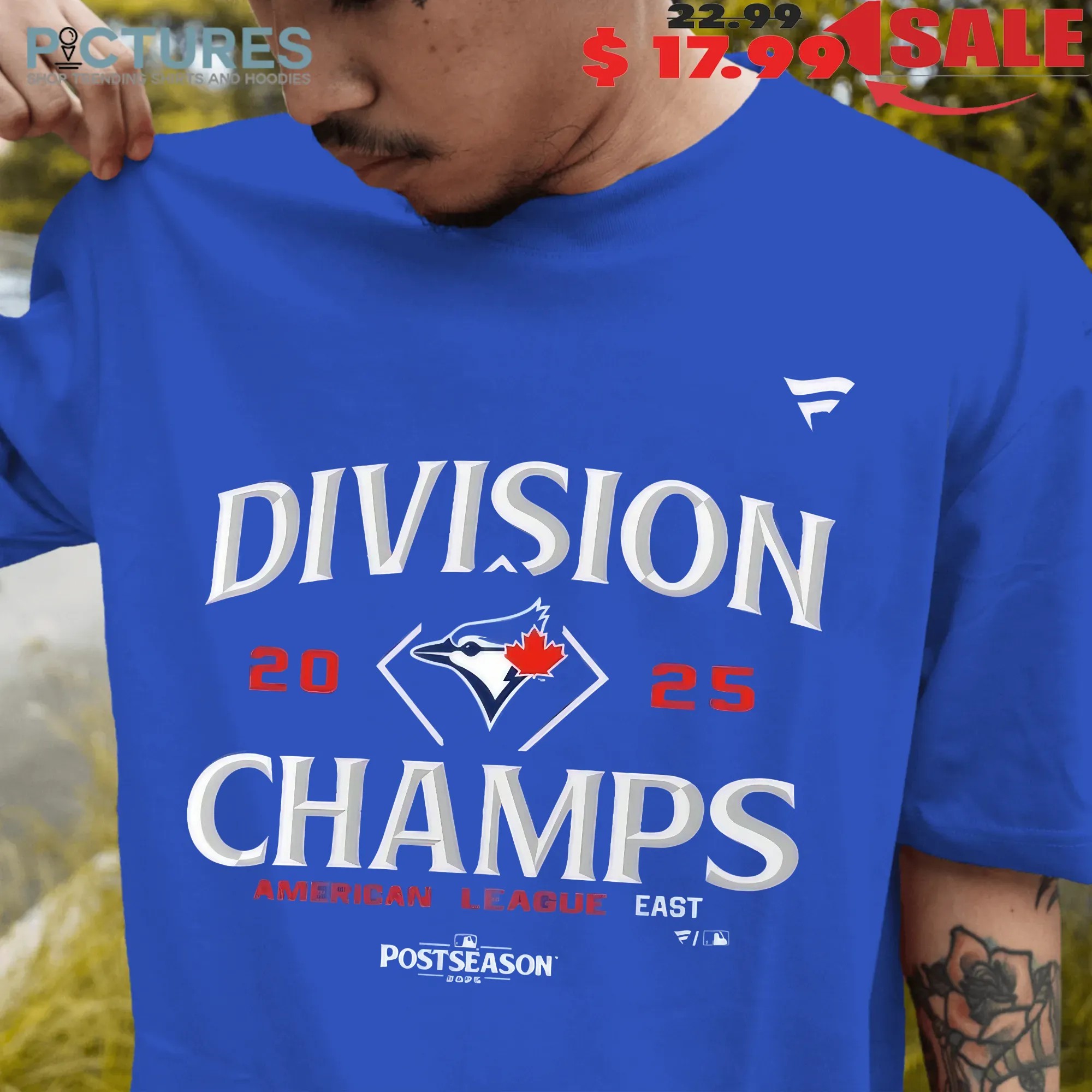 Toronto Blue Jays 2025 American League East Division Champions T Shirt