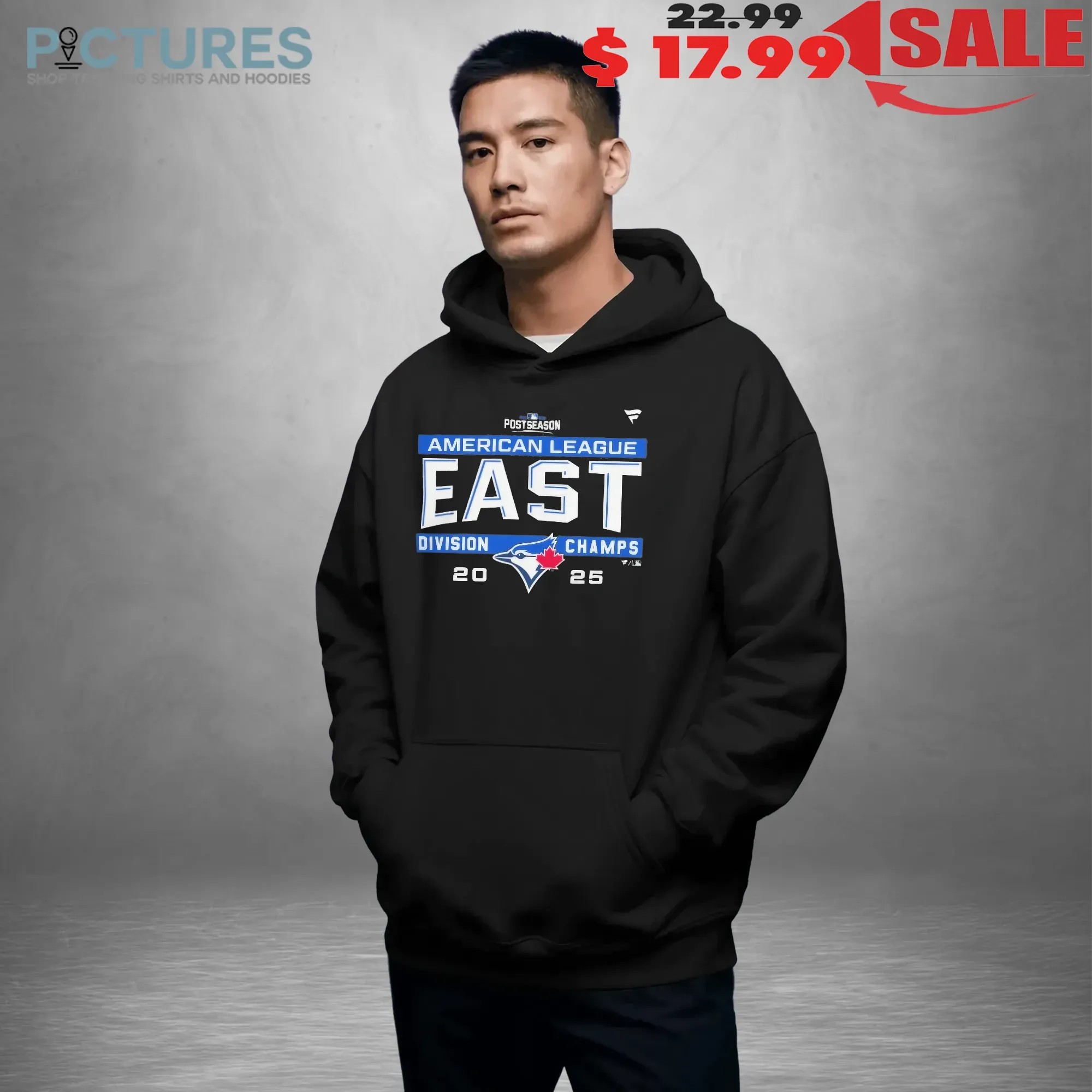 Toronto Blue Jays MLB 2025 AL East Division Title Postseason Locker Room Team T Shirt