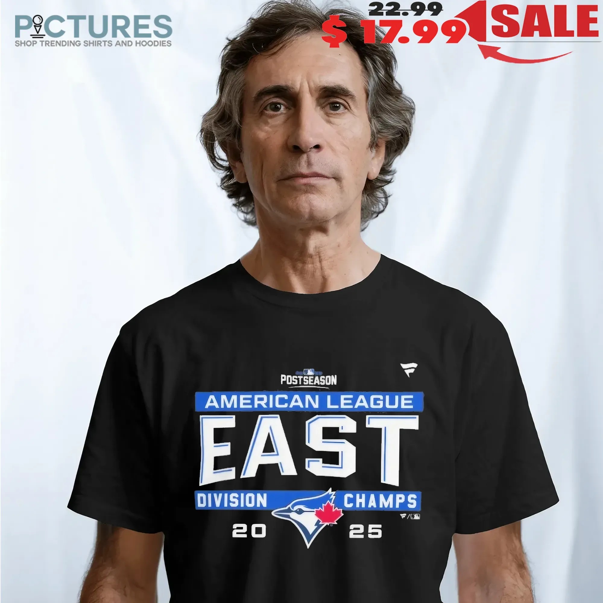Toronto Blue Jays MLB 2025 AL East Division Title Postseason Locker Room Team T Shirt