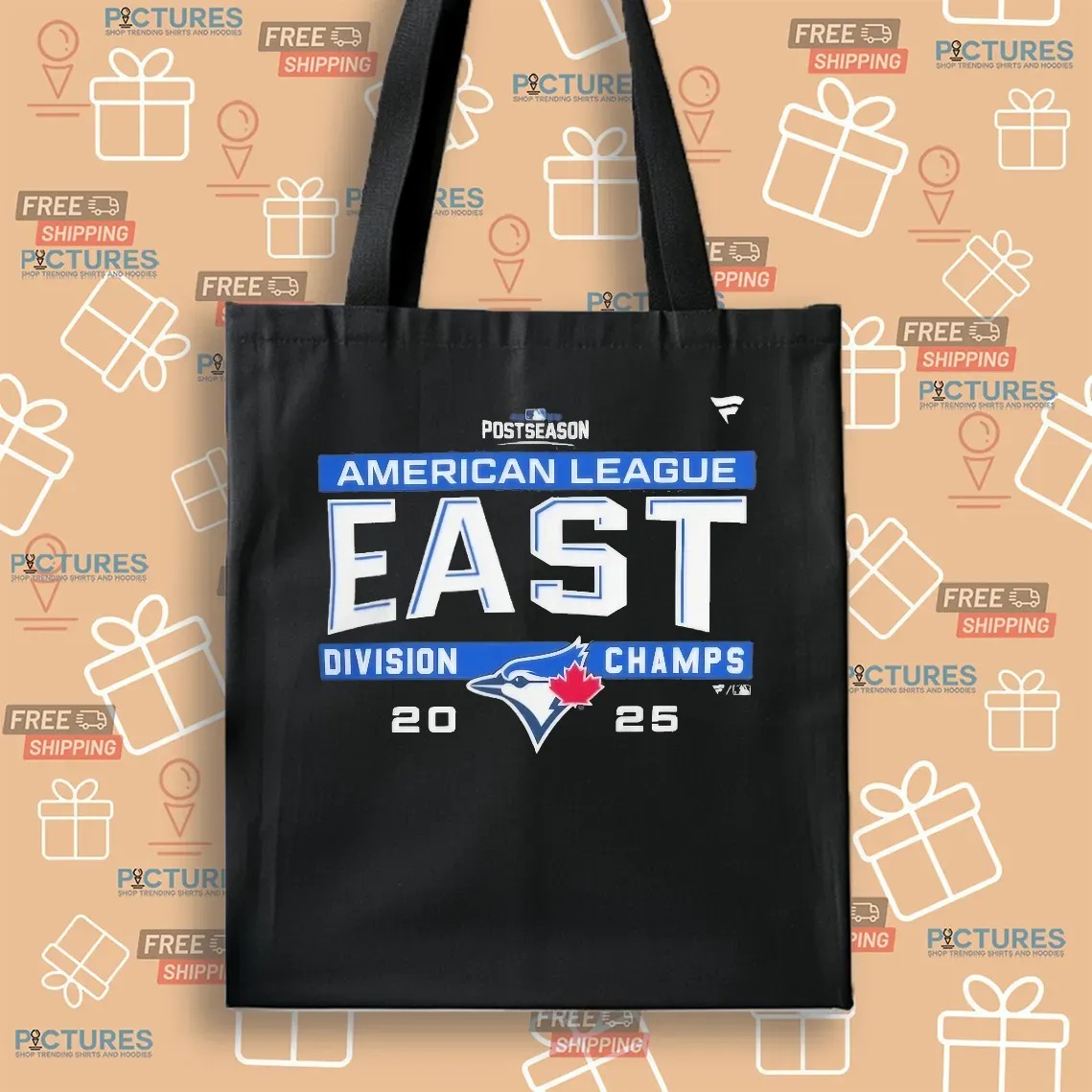 Toronto Blue Jays MLB 2025 AL East Division Title Postseason Locker Room Team T Shirt