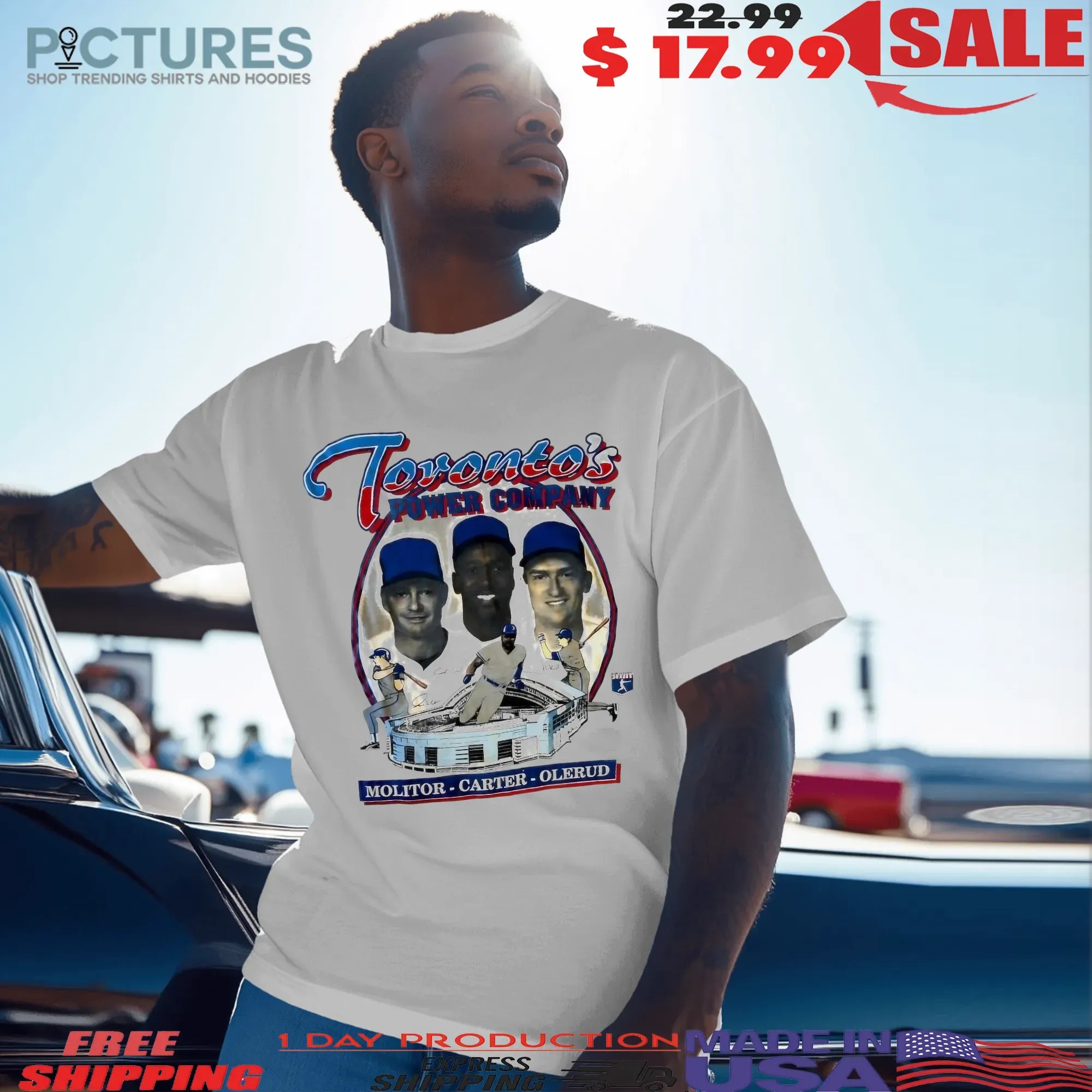 Toronto Power Company Molitor Carter Olerud T Shirt
