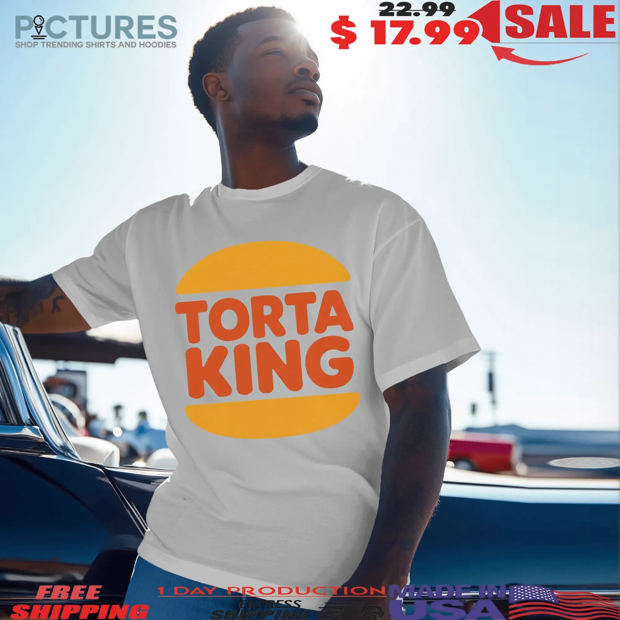 Torta King Burger King Parody Logo T Shirt