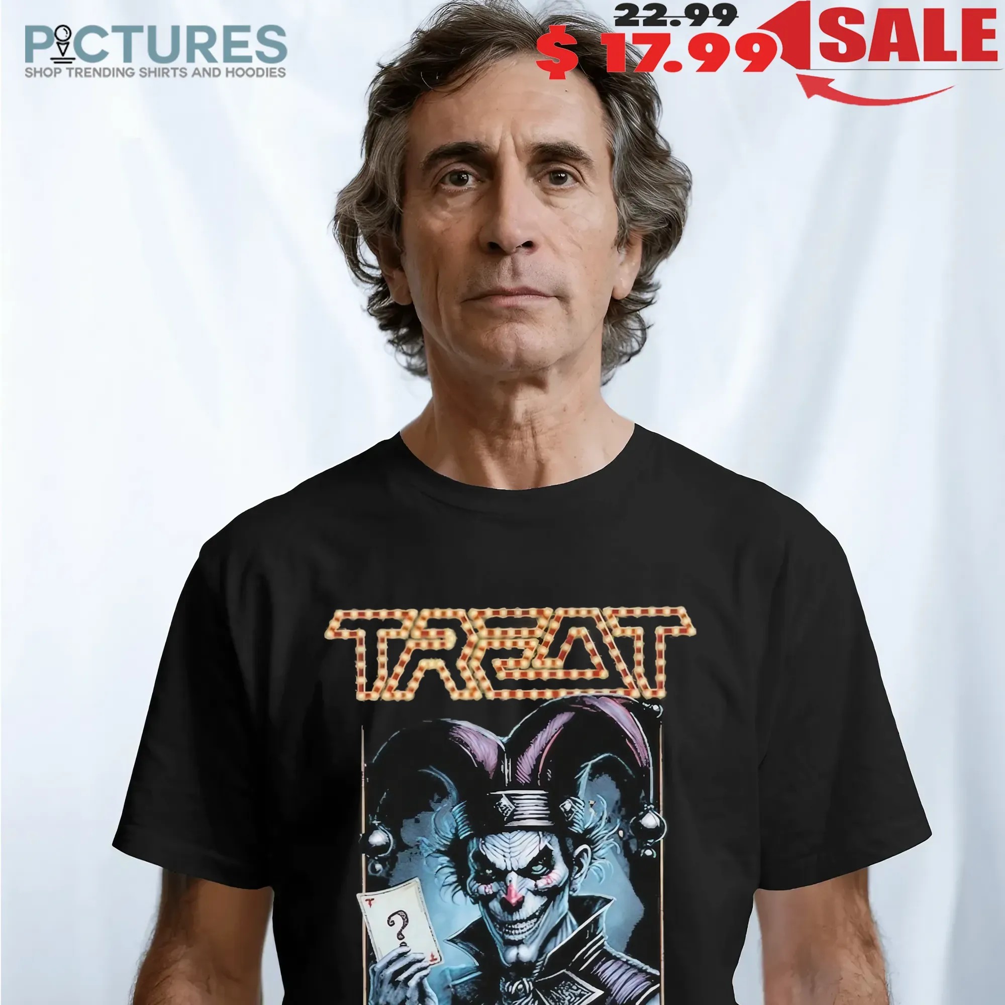 Treat The Wild Card Clown T Shirt
