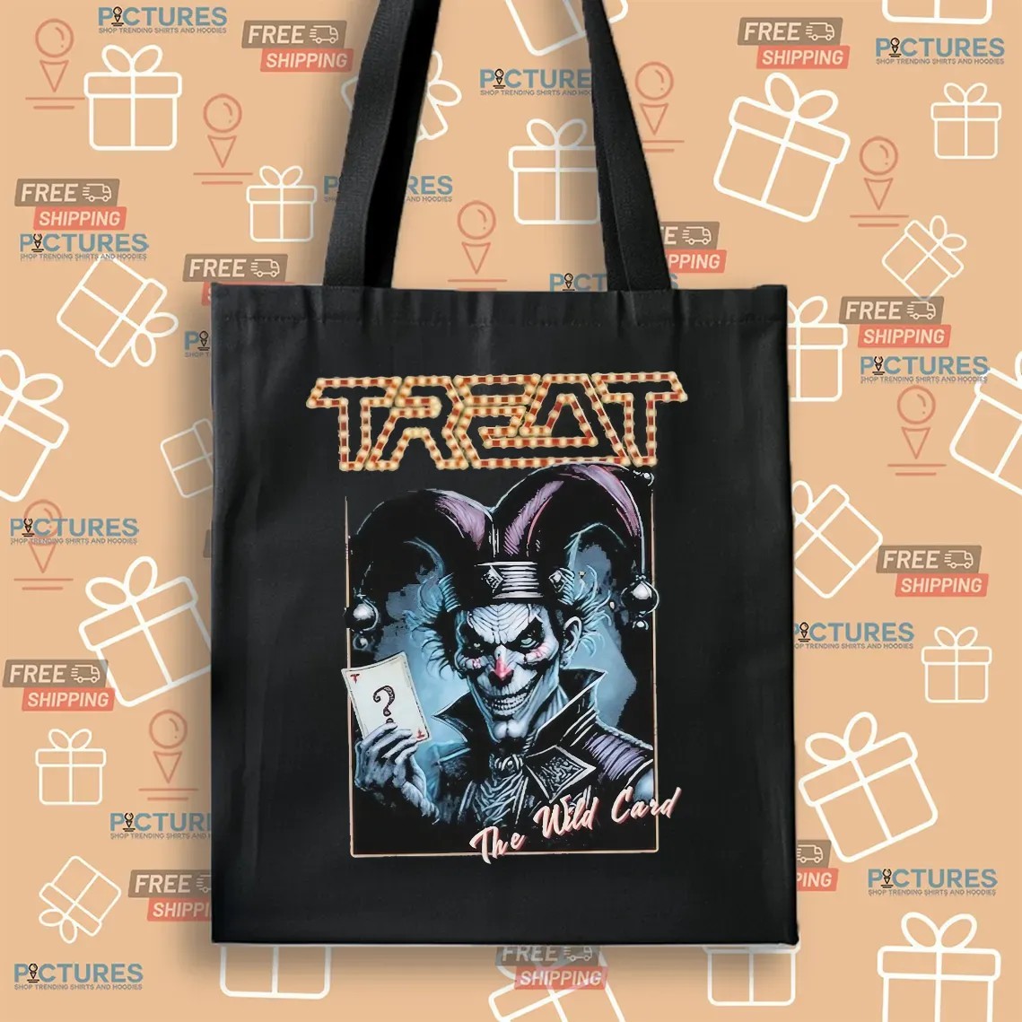 Treat The Wild Card Clown T Shirt