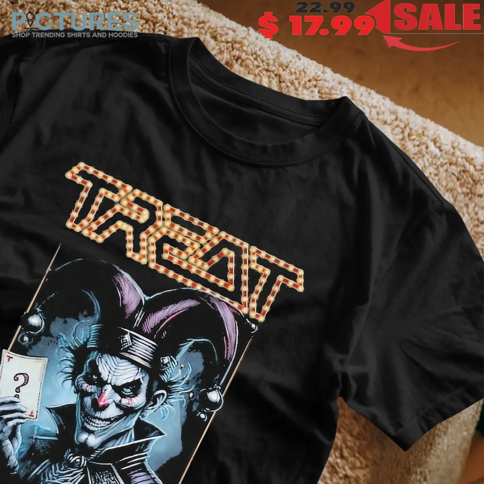 Treat The Wild Card Clown T Shirt