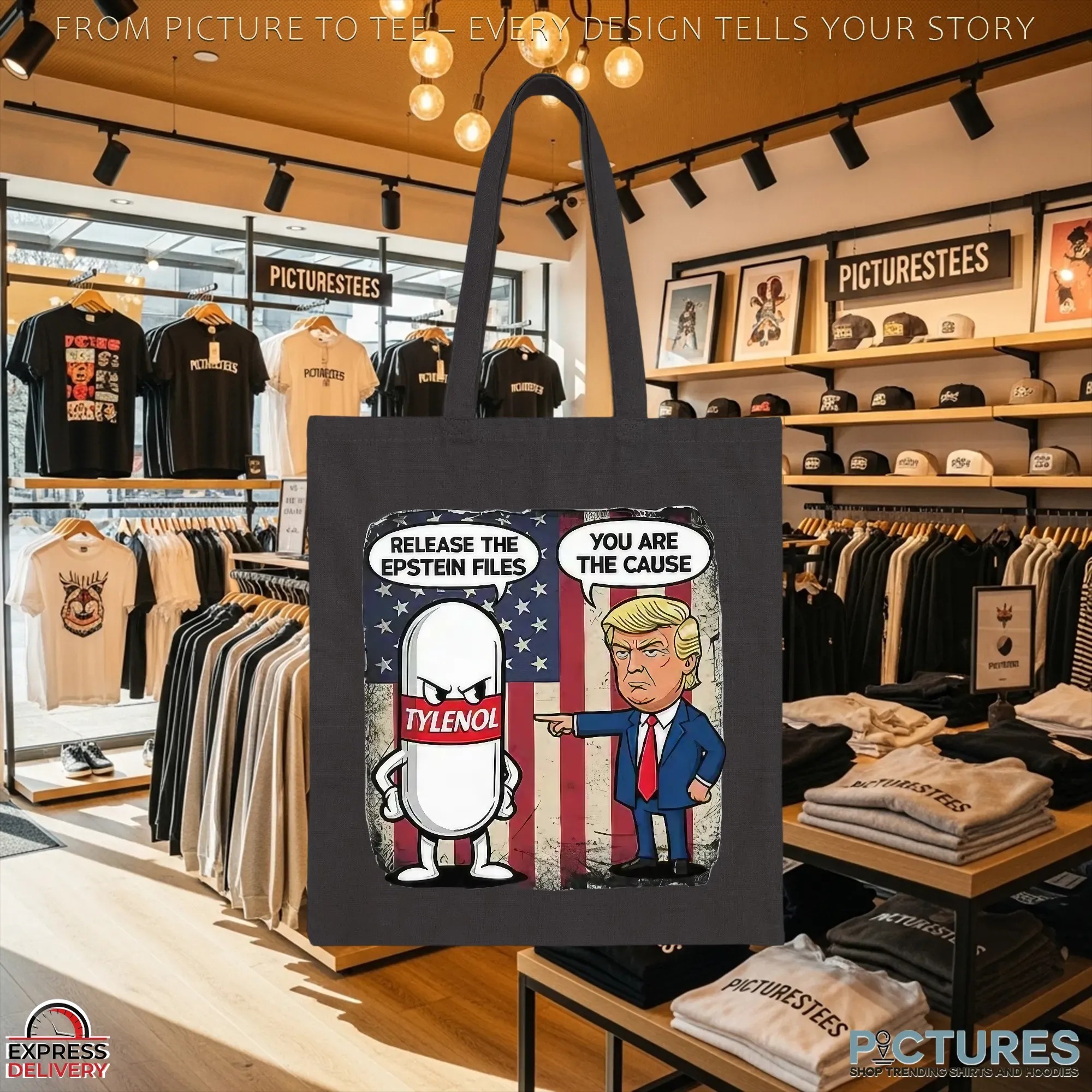 Trump You Are The Cause Tylenol Release The Epstein Files T Shirt
