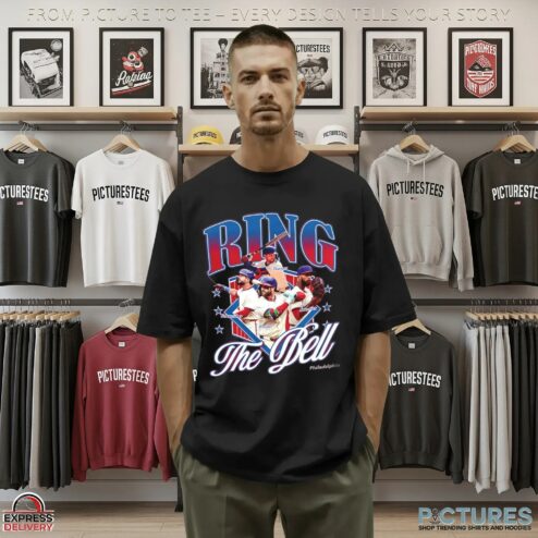 Turner Schwarber Harper Sanchez Ring The Bell Philadelphia Phillies Vintage Bootleg T Shirt