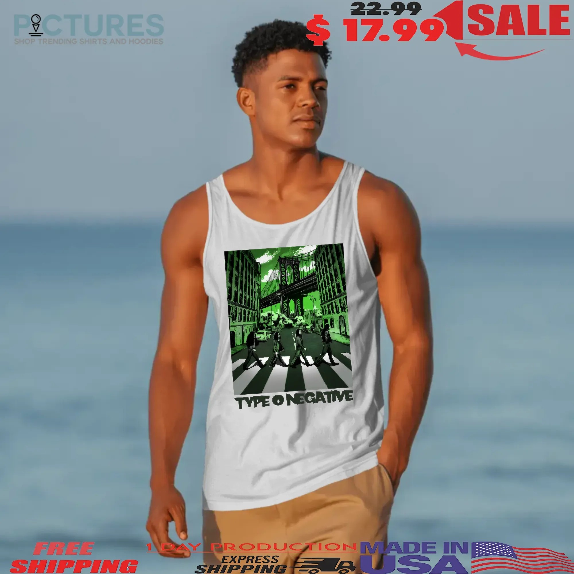 Type O Negative Band Vol 17 Abbey Road Parody T Shirt