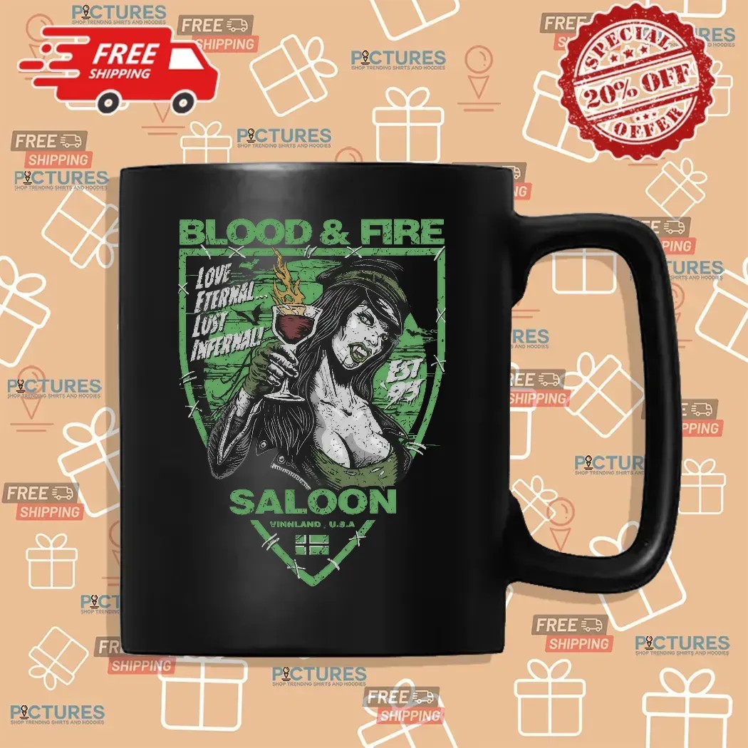 Type O Negative Blood & Fire Saloon Love Eternal Lus Infernal T Shirt