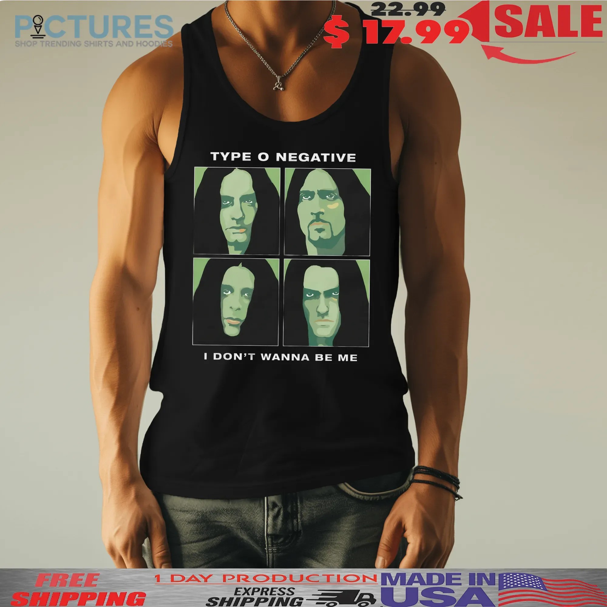 Type O Negative I Don't Wanna Be Me T Shirt