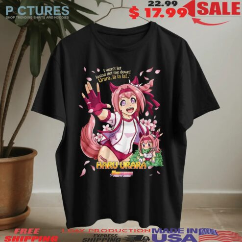 Uma Musume Pretty Derby Haru Urara I Won't Let Losing Get Me Down Anime Gamer T Shirt