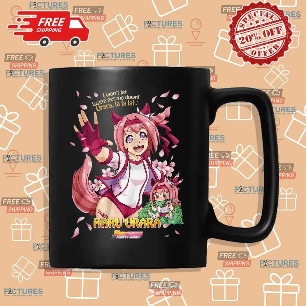 Uma Musume Pretty Derby Haru Urara I Won't Let Losing Get Me Down Anime Gamer T Shirt