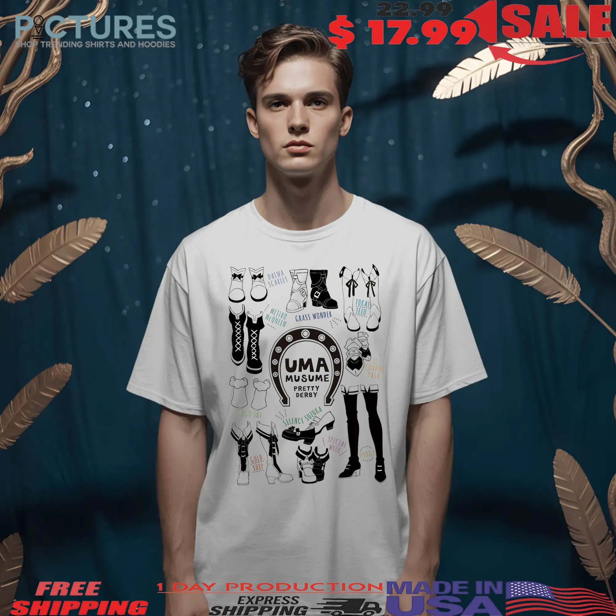 Uma Musume Pretty Derby Shoes Special Week, Tokai Teio, Gold Ship & More T Shirt