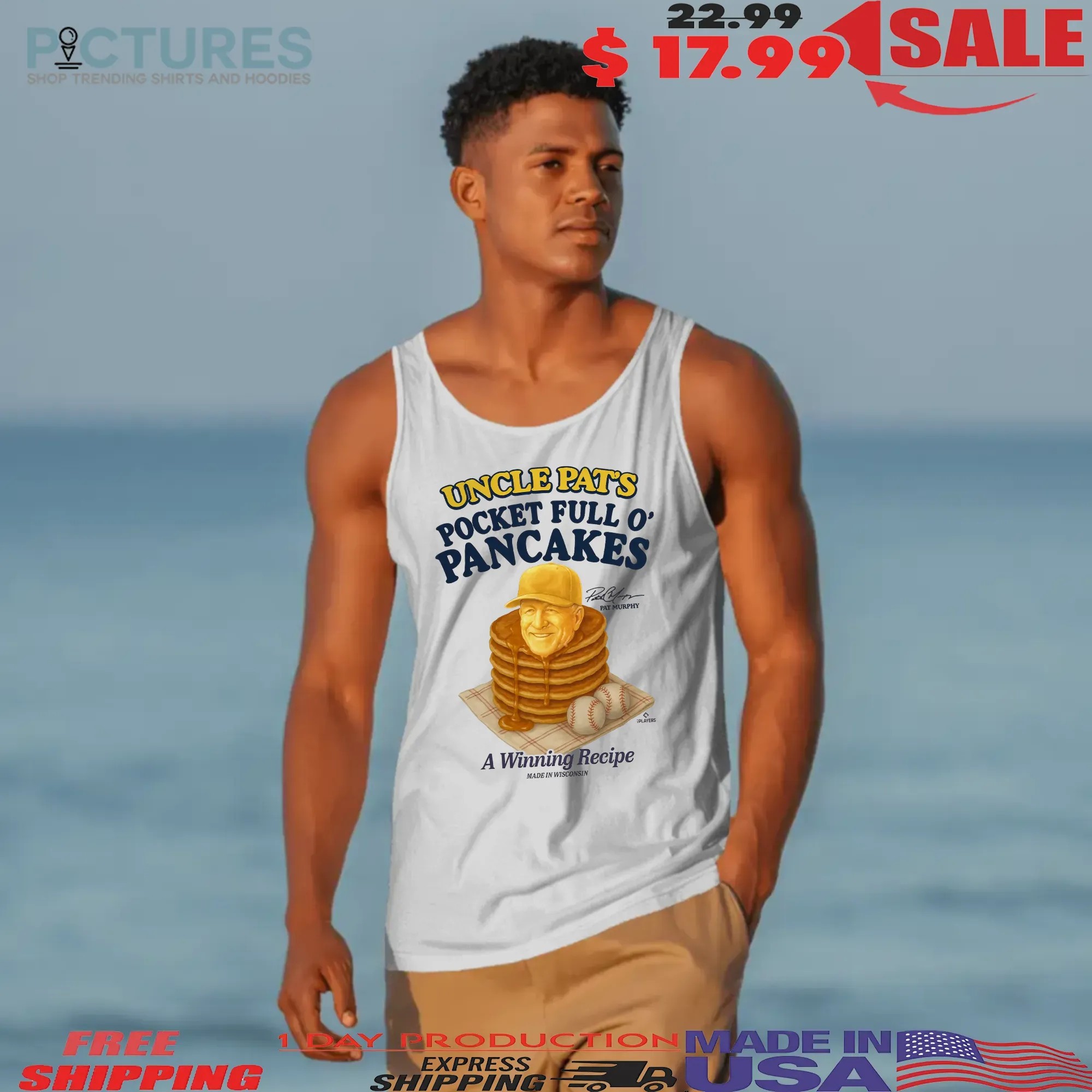 Uncle Pat's Pocket Full O' Pancakes Pat Murphy A Winning Recipe T Shirt
