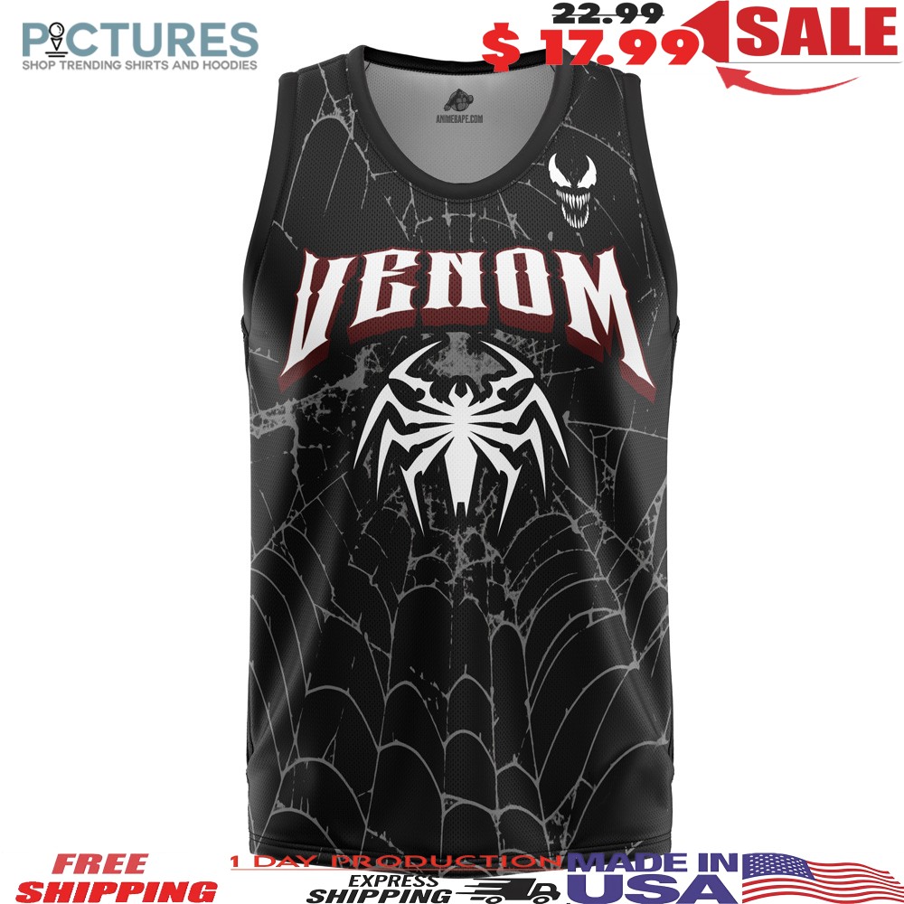 Venom Tank Top Marvel Symbiote Spider Graphic Sleeveless Tahk Top Basketball Jersey Venom Tank Top Marvel Symbiote Spider Graphic Sleeveless Tahk Top Basketball Jersey