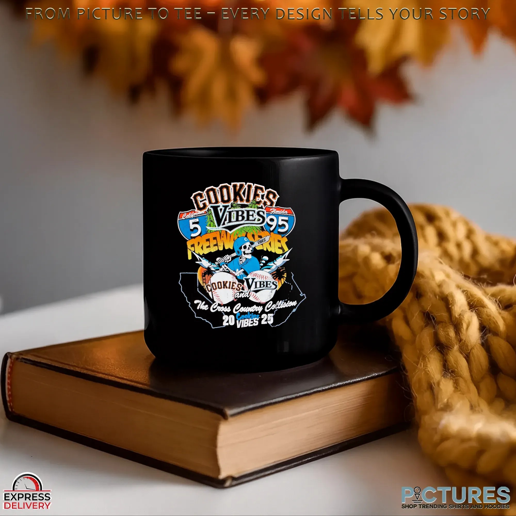 Vibes X Cookies Freeway The Cross Country Collision 2025 T Shirt