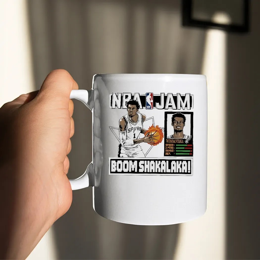 Victor Wembanyama San Antonio Spurs NBA Jam Boom Shakalaka T Shirt