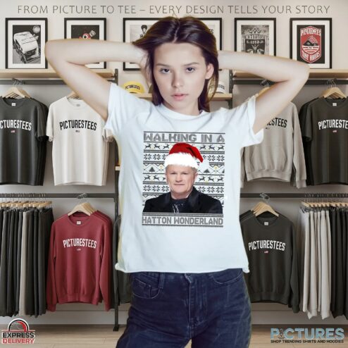 Walking In A Ricky Hatton Wonderland Christmas T Shirt