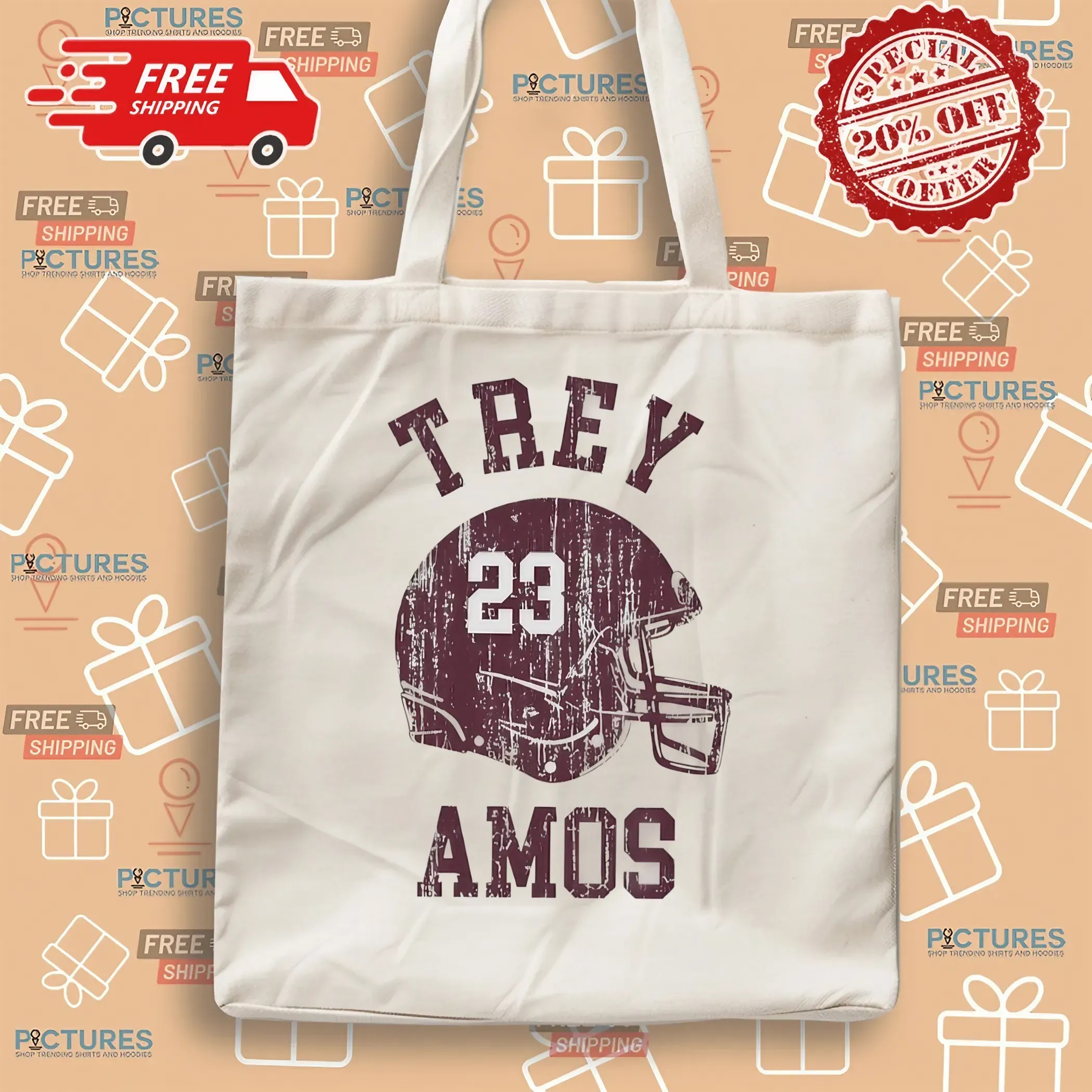 Washington Commanders Football Trey Amos 23 Helmet Vintage T Shirt