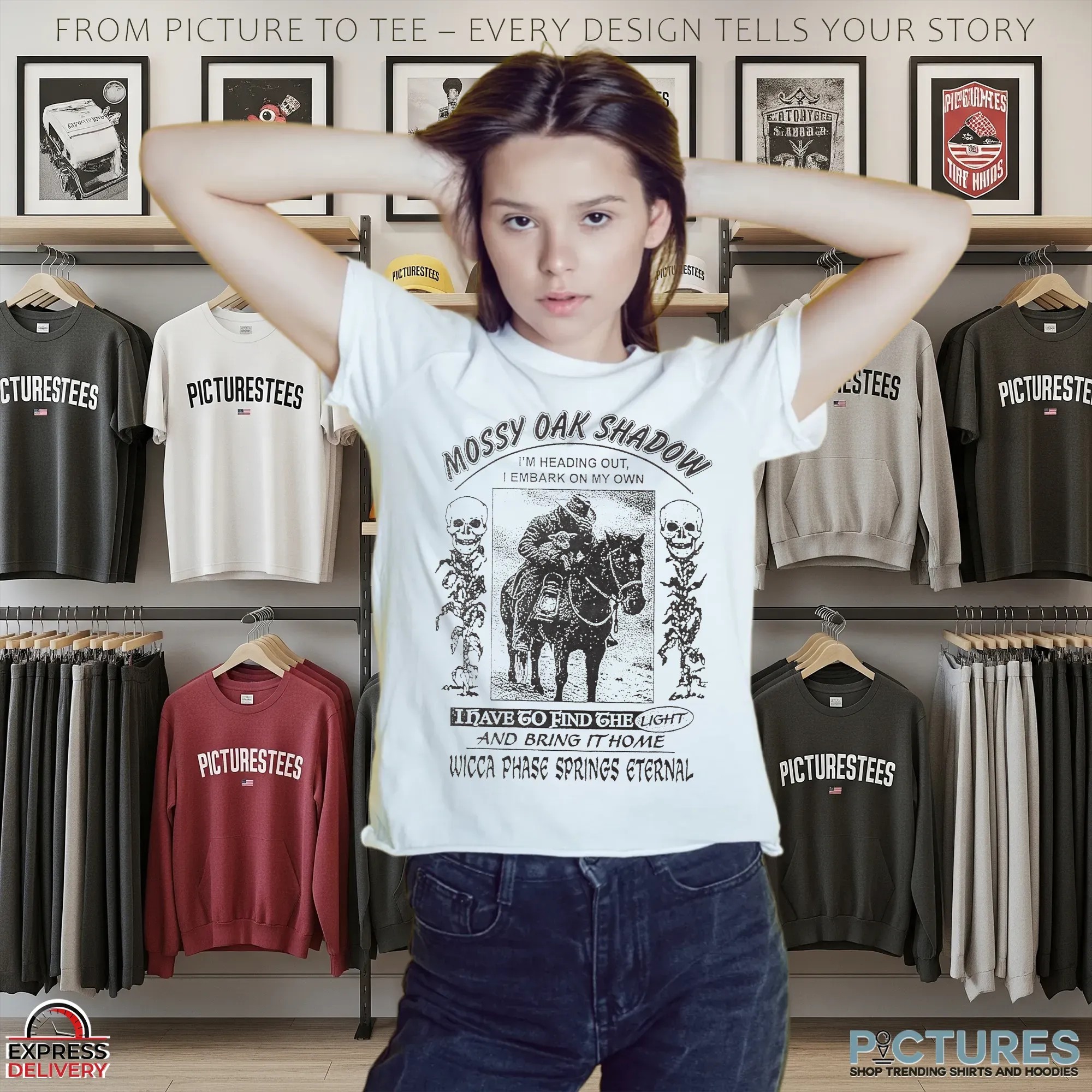 Wicca Phase Springs Eternal Mossy Oak Shadow Bring It Home T Shirt