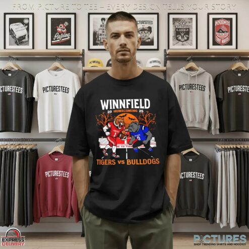 Winnfield Homecoming Tigers Vs Bulldogs 2025 Halloween Football T Shirt