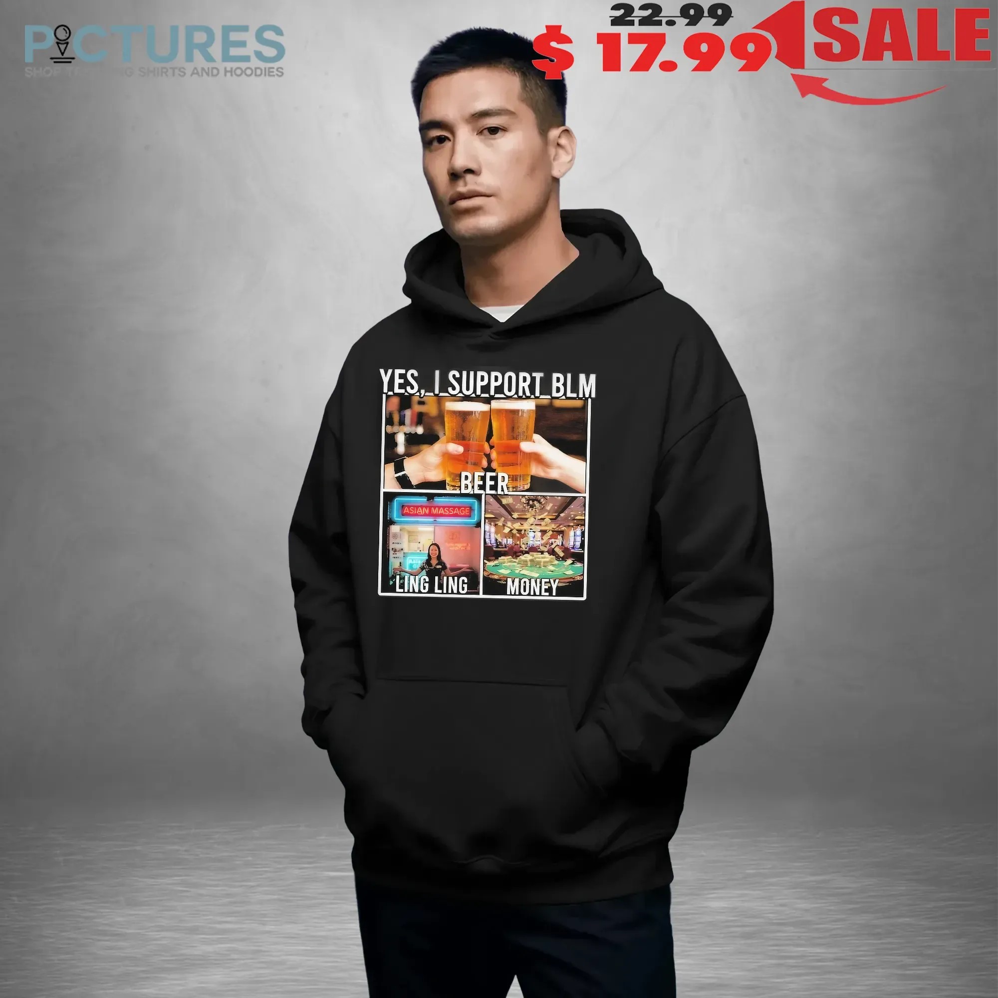 Yes I Support BLM Beer Ling Ling Money T Shirt