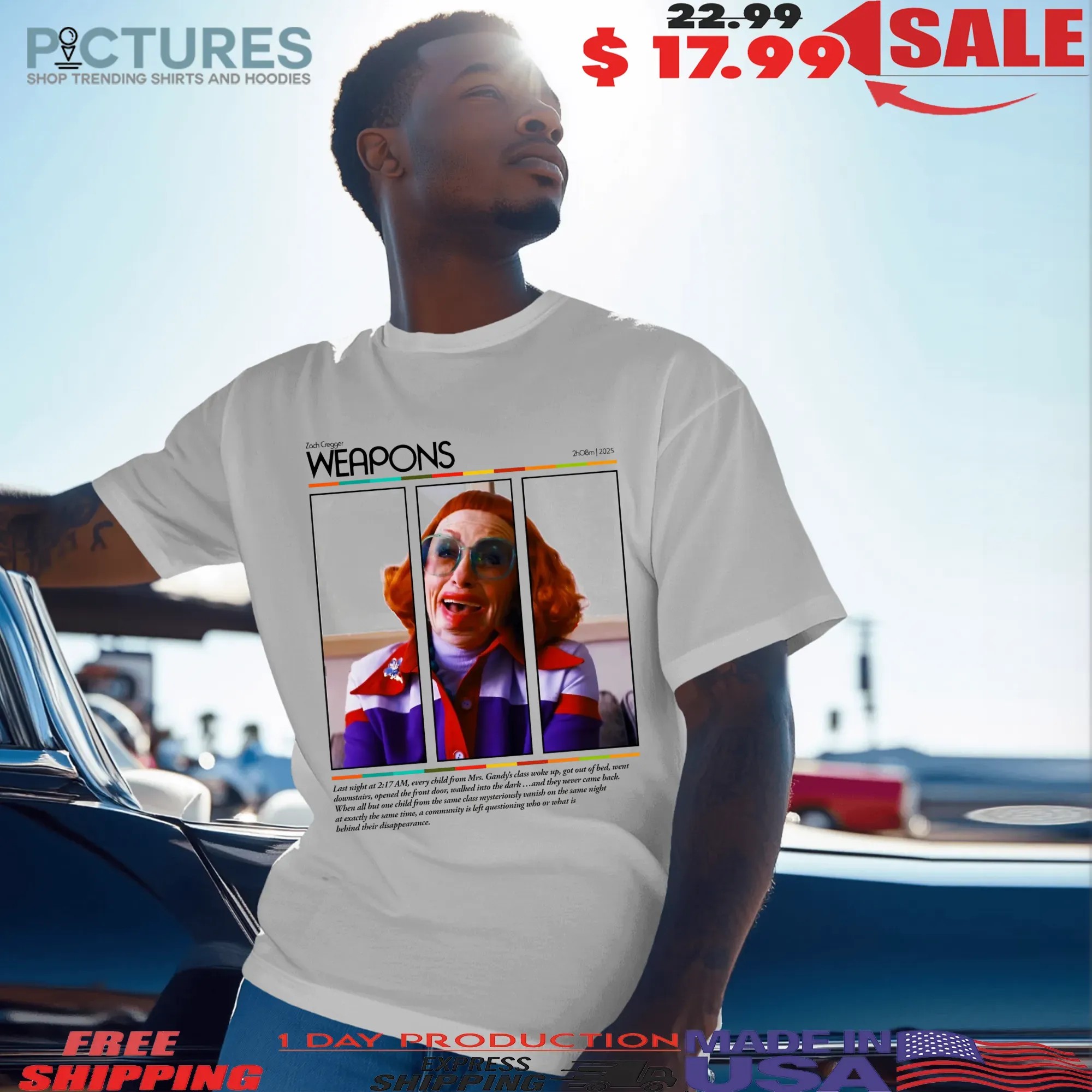 Zach Cregger Weapons Last Night At 2 17 Am Movie Quote T Shirt