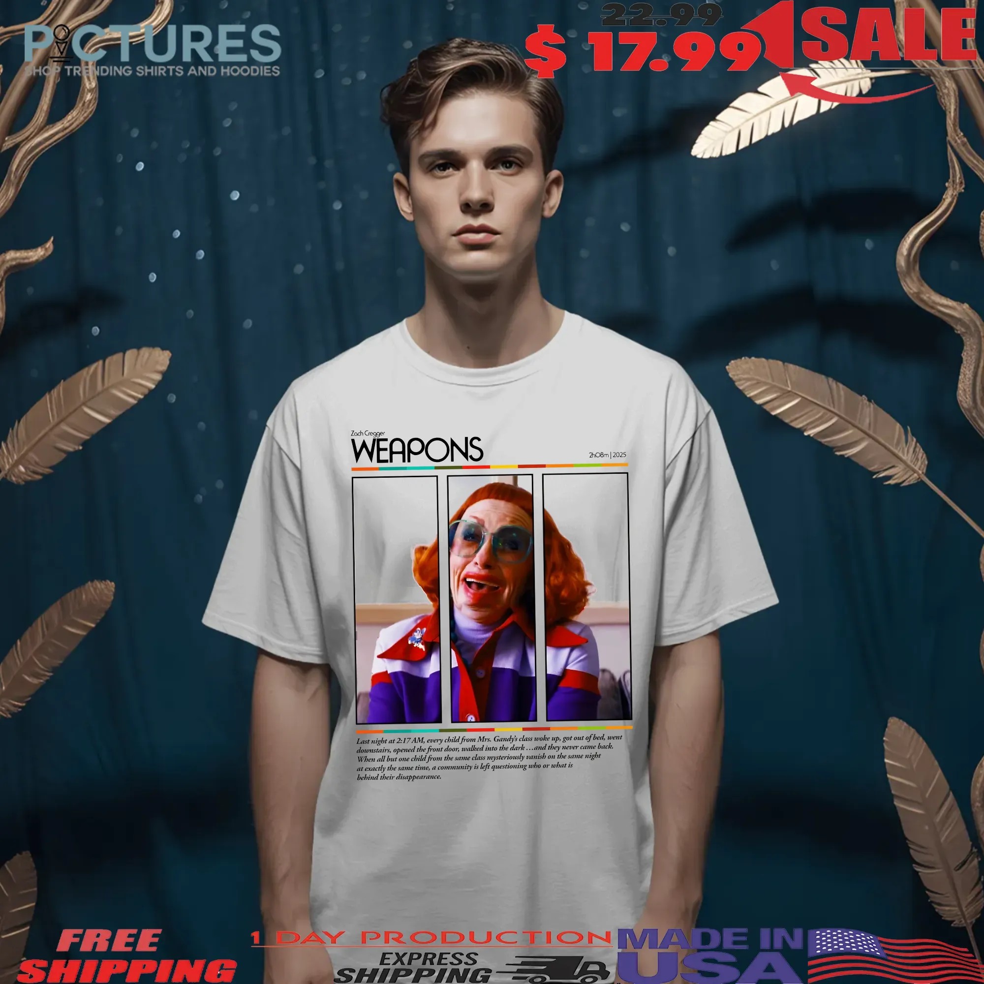 Zach Cregger Weapons Last Night At 2 17 Am Movie Quote T Shirt