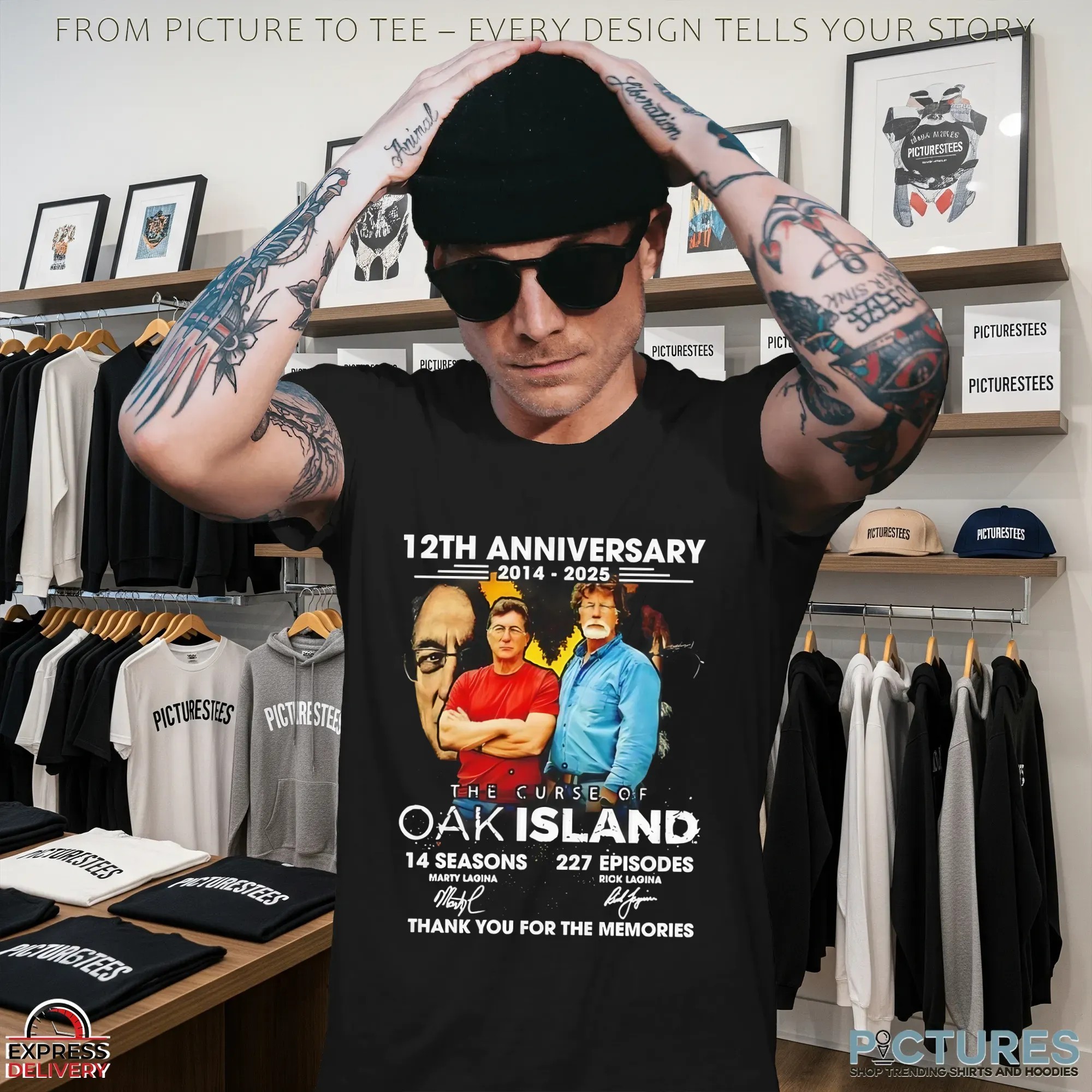 12th Anniversary 2014-2025 The Curse Of Oak Island Thank You For The Memories T Shirt