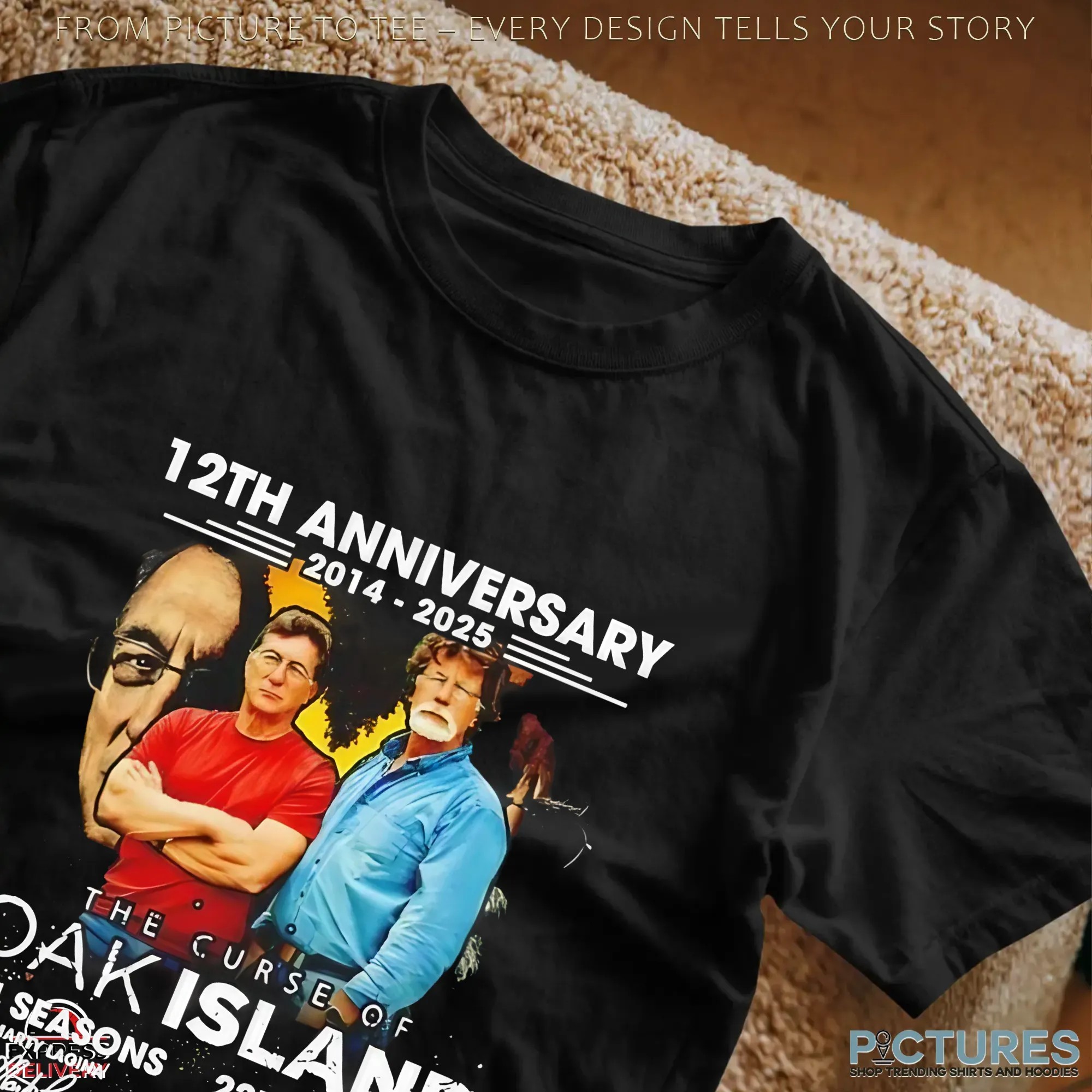 12th Anniversary 2014-2025 The Curse Of Oak Island Thank You For The Memories T Shirt 12th Anniversary 2014-2025 The Curse Of Oak Island Thank You For The Memories T Shirt